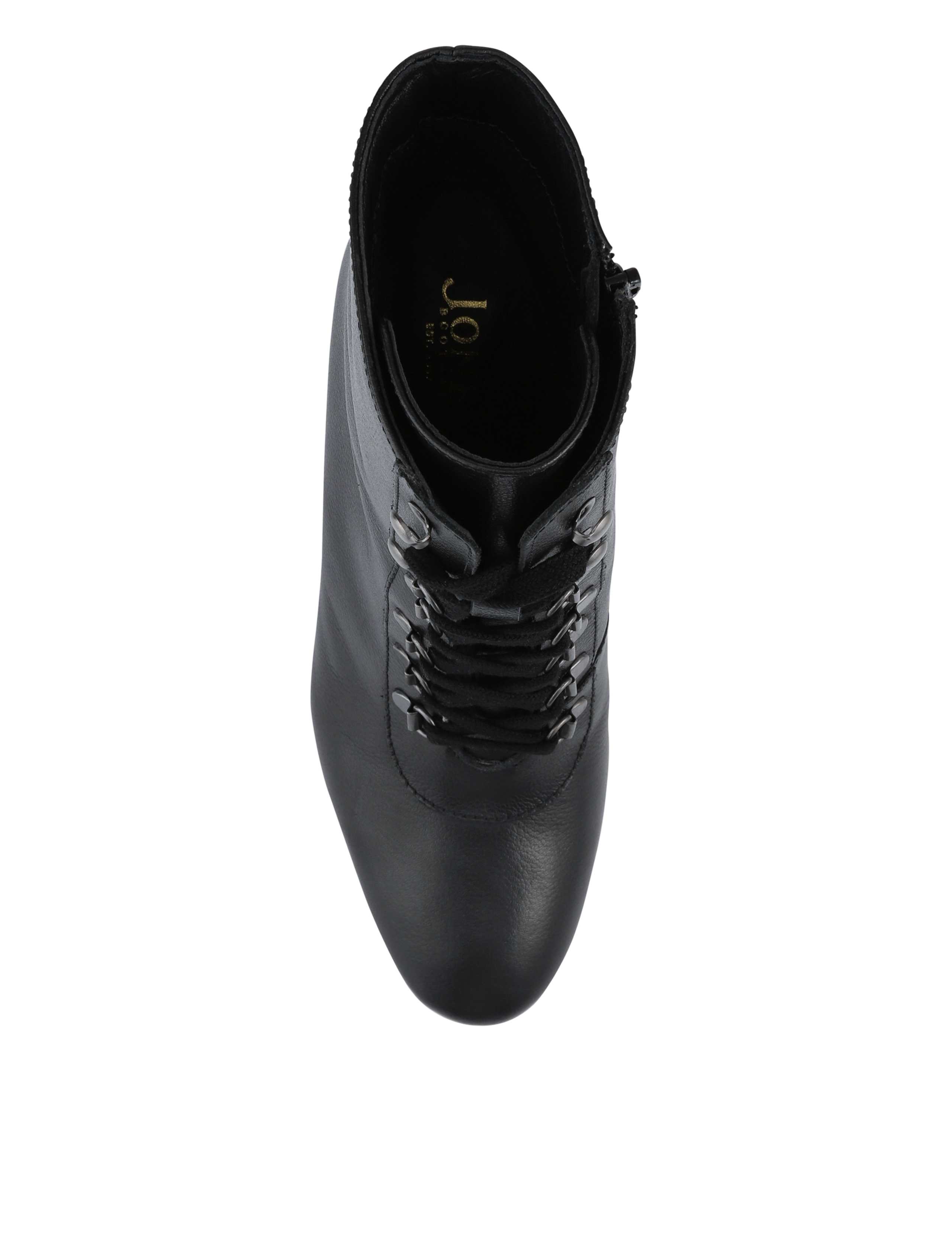 Wide Fit Lace Up Block Heel Ankle Boots 2 of 6
