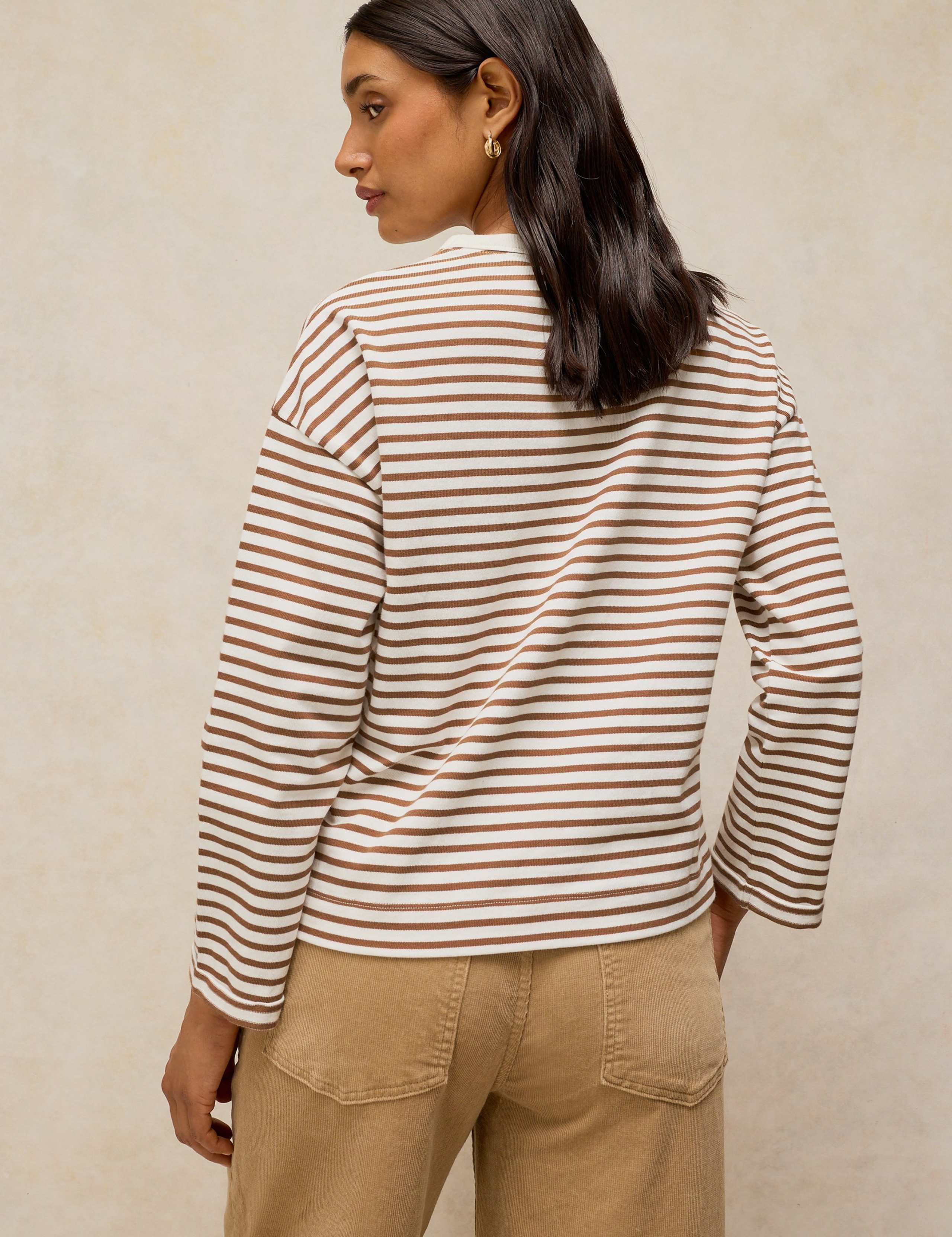 Organic Cotton Striped Regular Fit T-Shirt 5 of 6