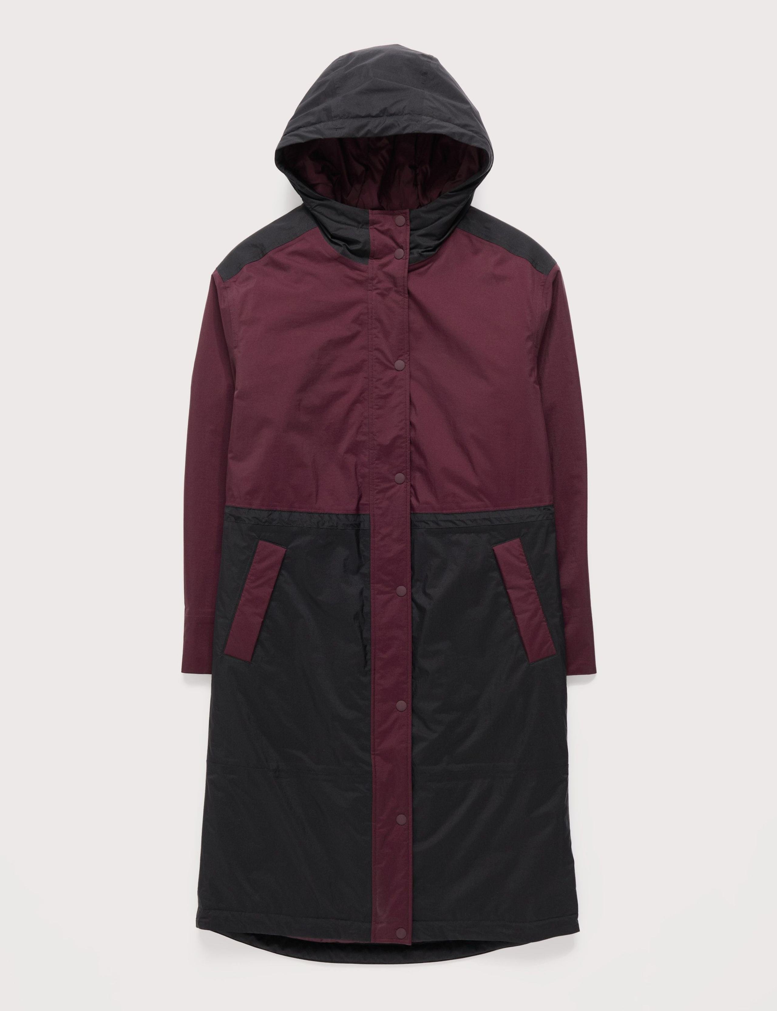 Waterproof Hooded Relaxed Longline Coat 2 of 5