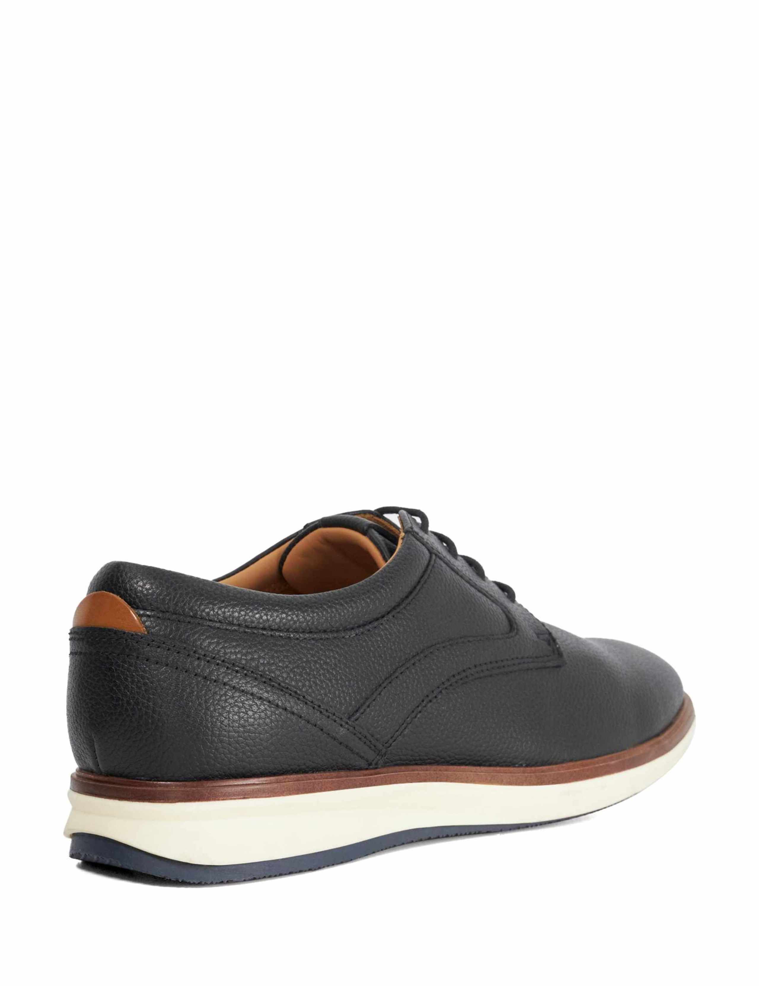 Wide Fit Leather Hybrid Sole Derby Shoes 3 of 5