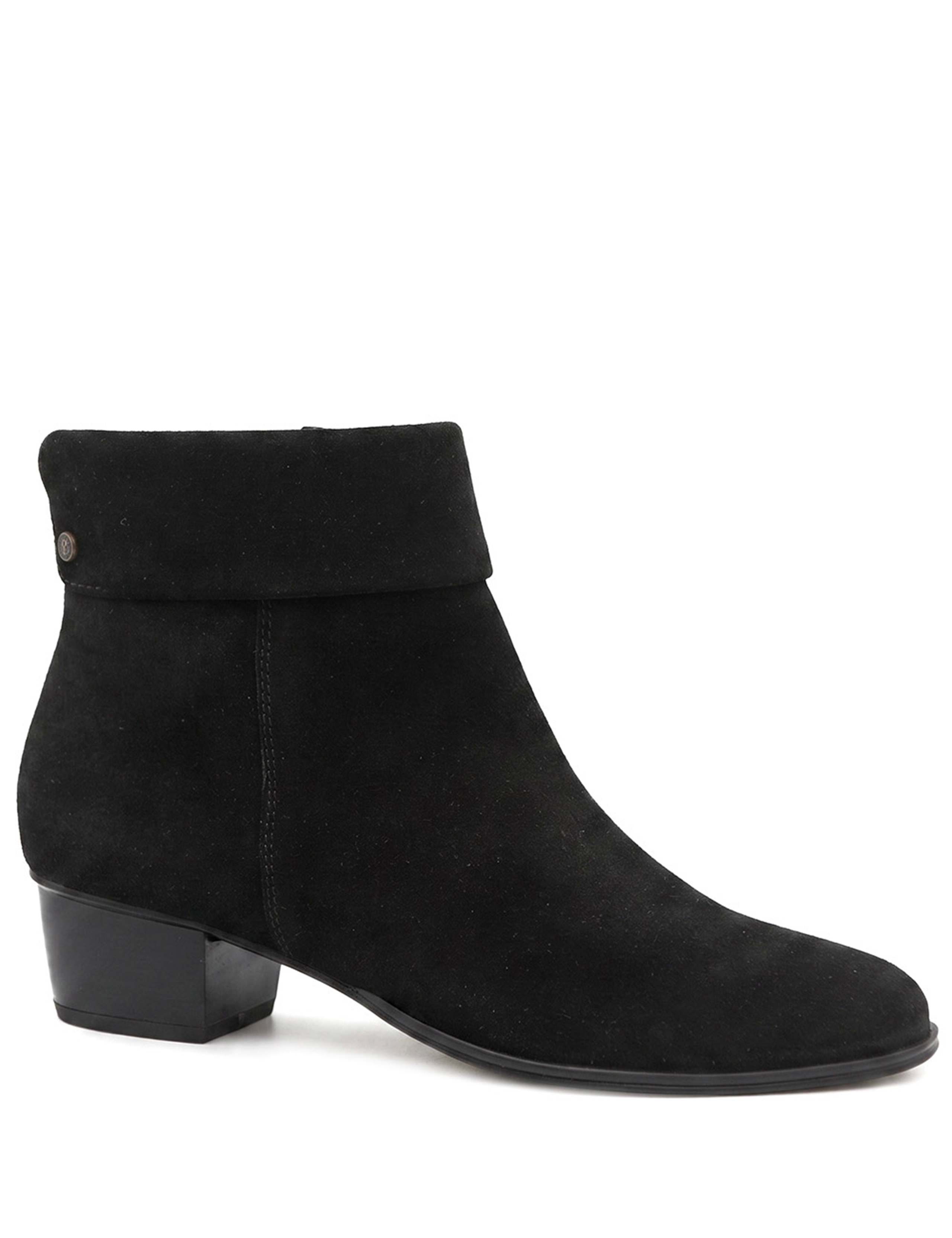 Leather Block Heel Ankle Boots 2 of 5