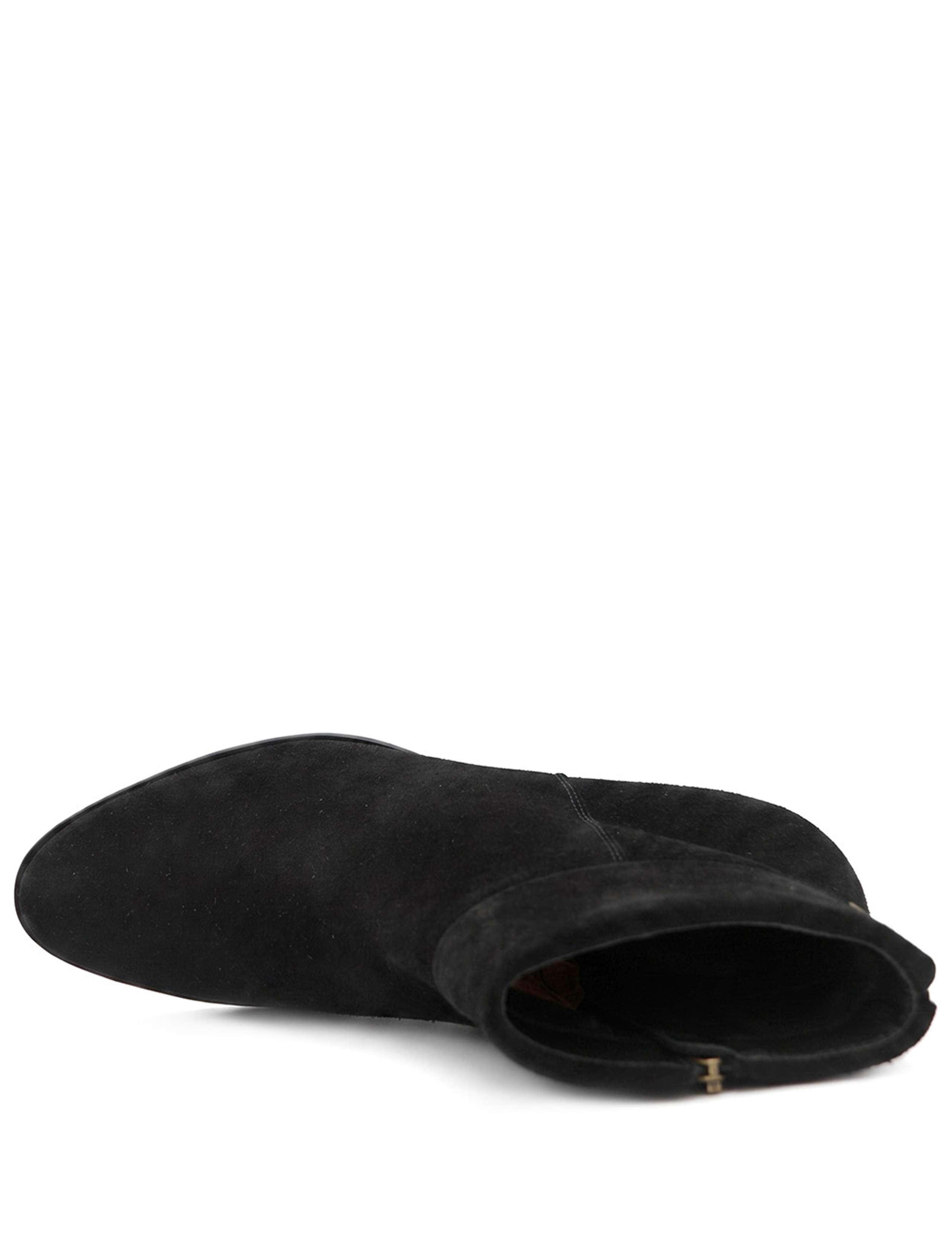 Leather Block Heel Ankle Boots 3 of 5