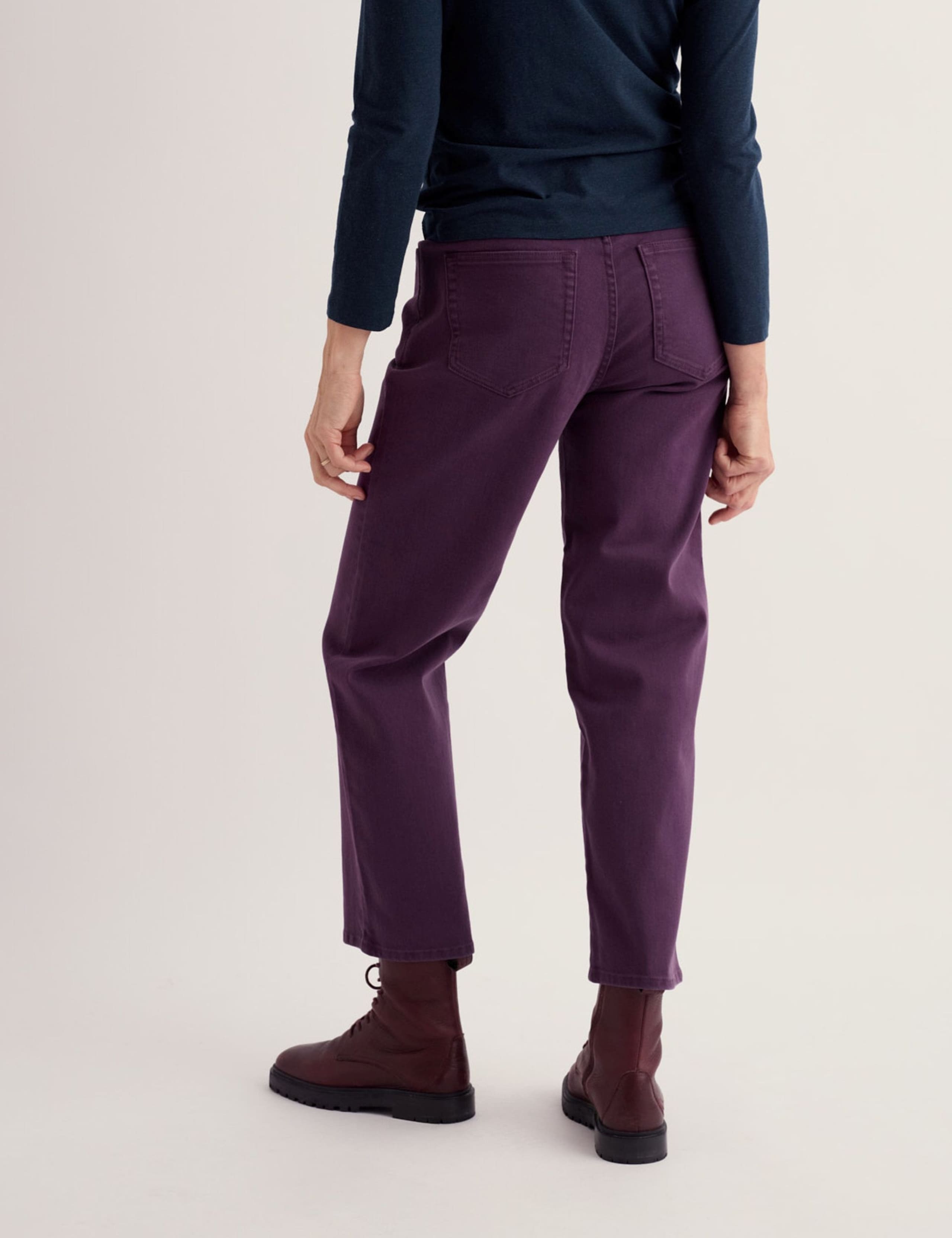 Mid Rise Straight Leg Ankle Grazer Jeans 4 of 4