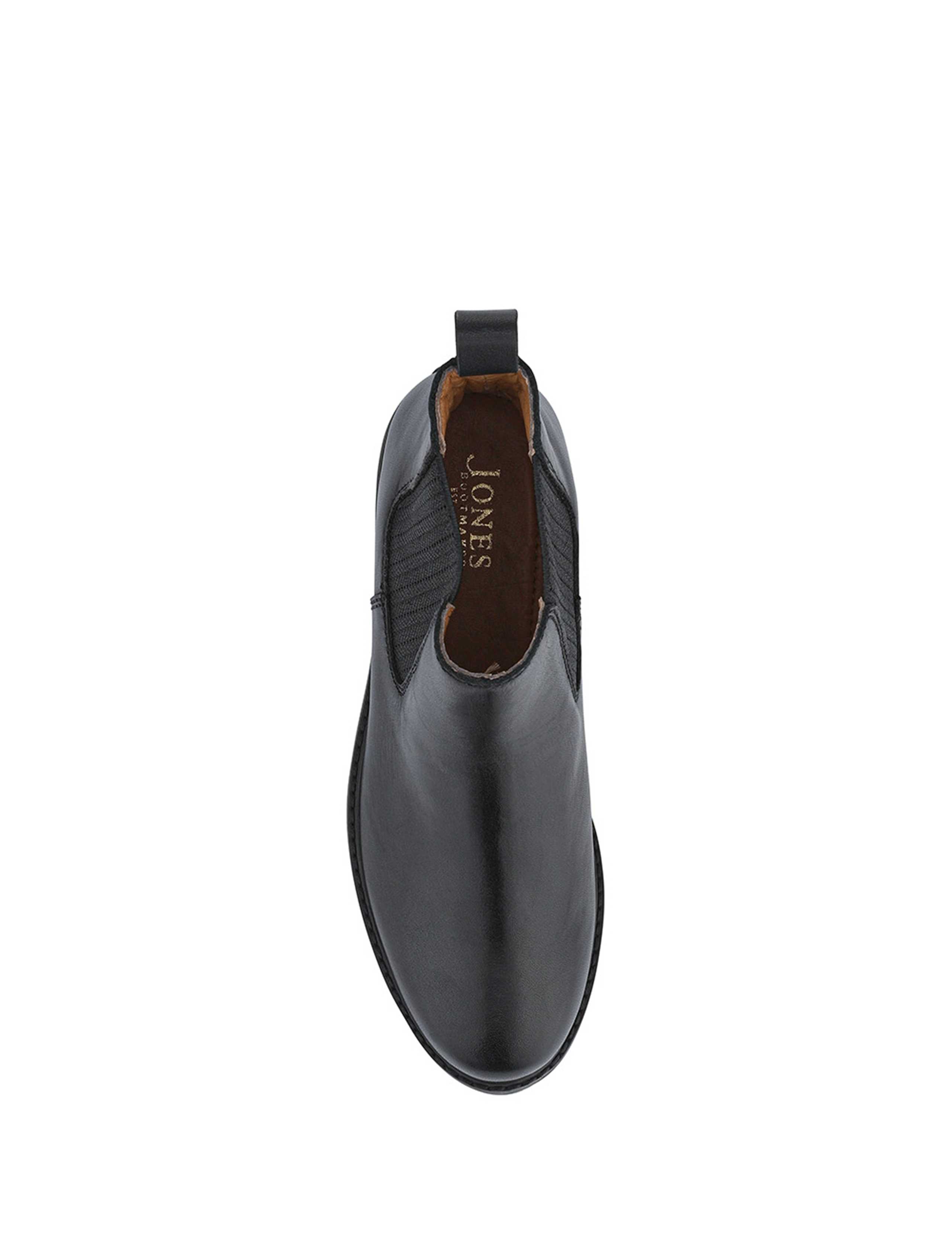 Leather Chelsea Block Heel Boots 3 of 6