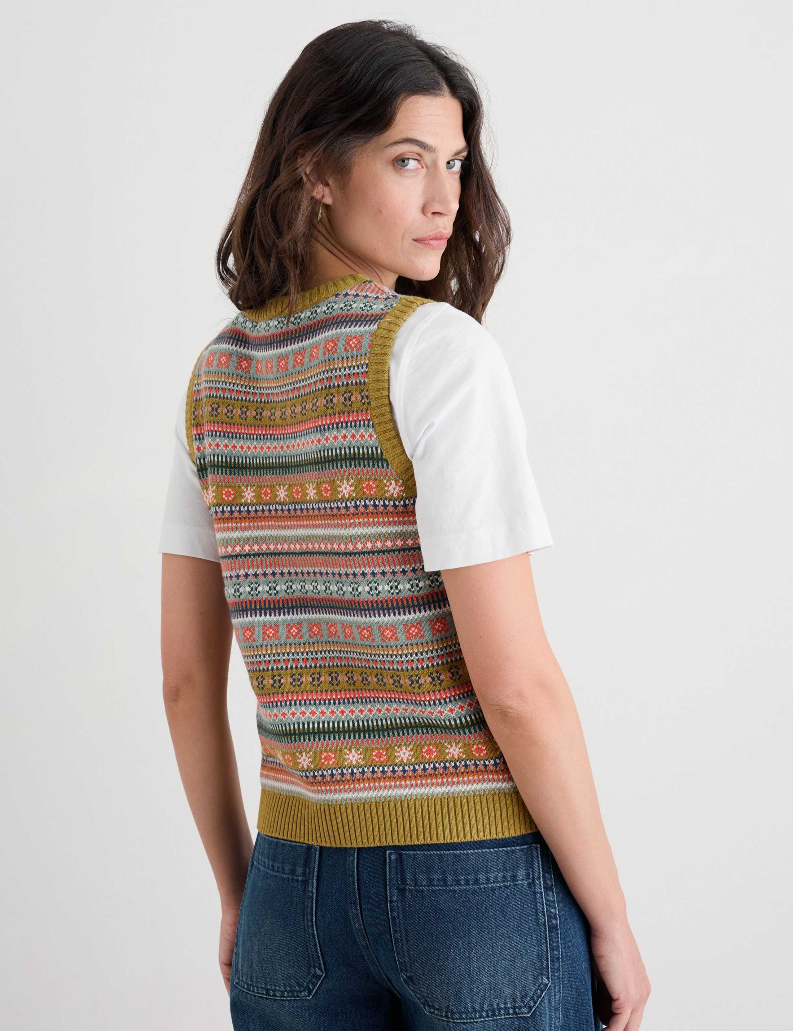 Pure Cotton Knitted Vest 3 of 6