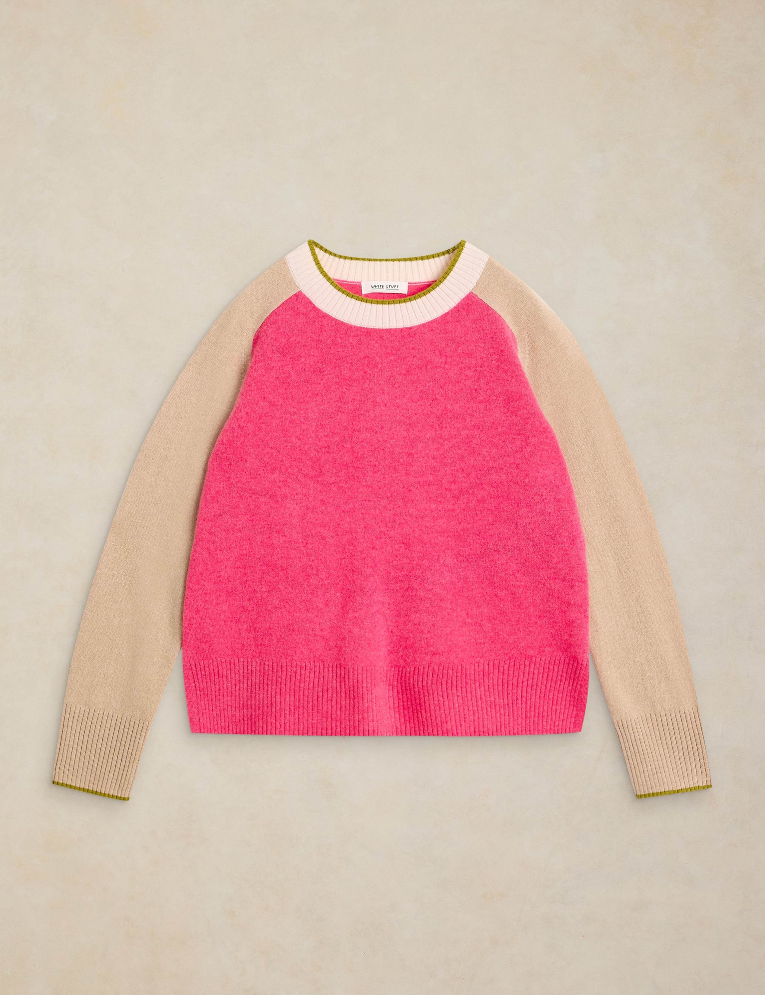 Pure Cashmere Colour Block Jumper 2 of 6