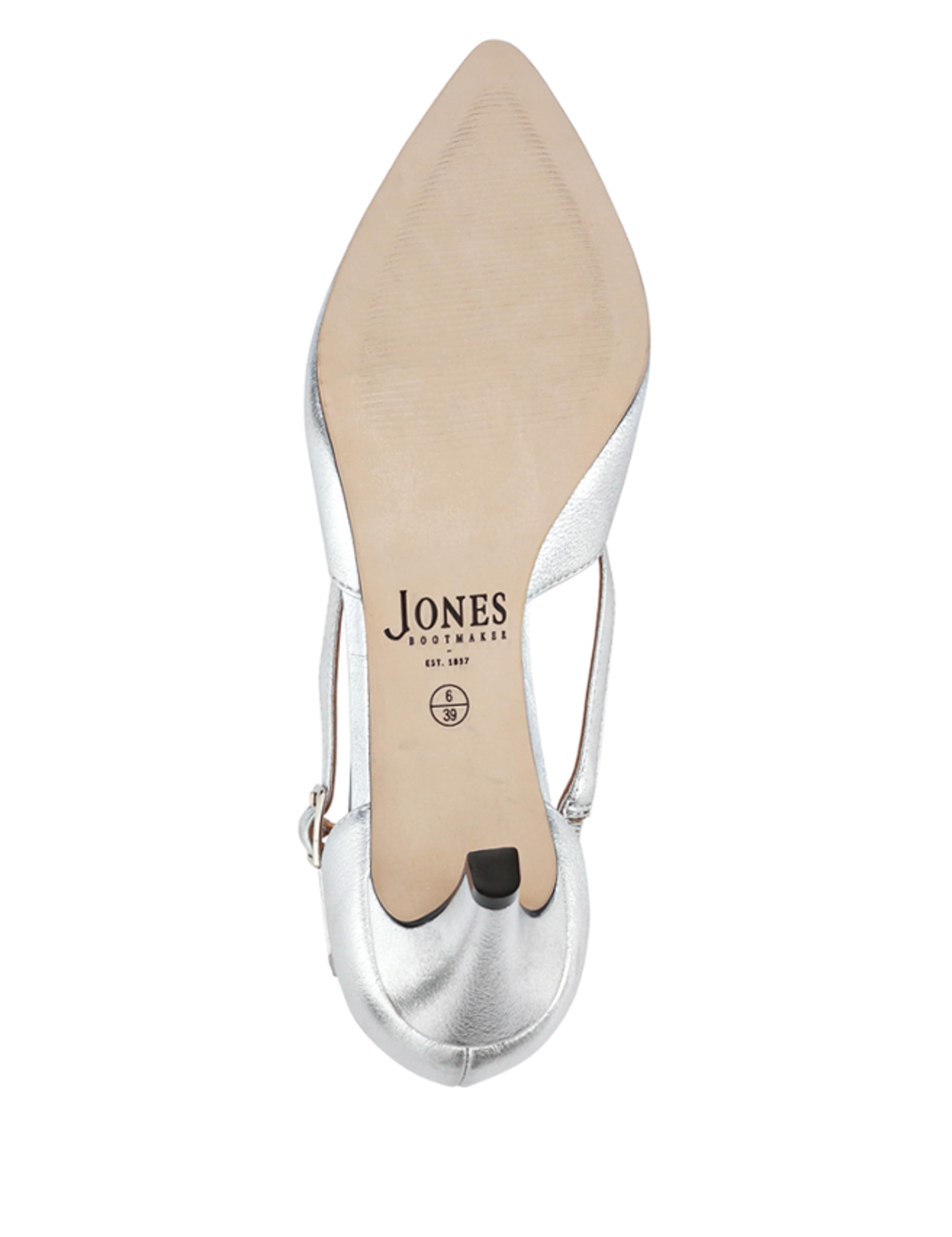 Leather Strappy Kitten Heel Pointed Court Shoes 7 of 7