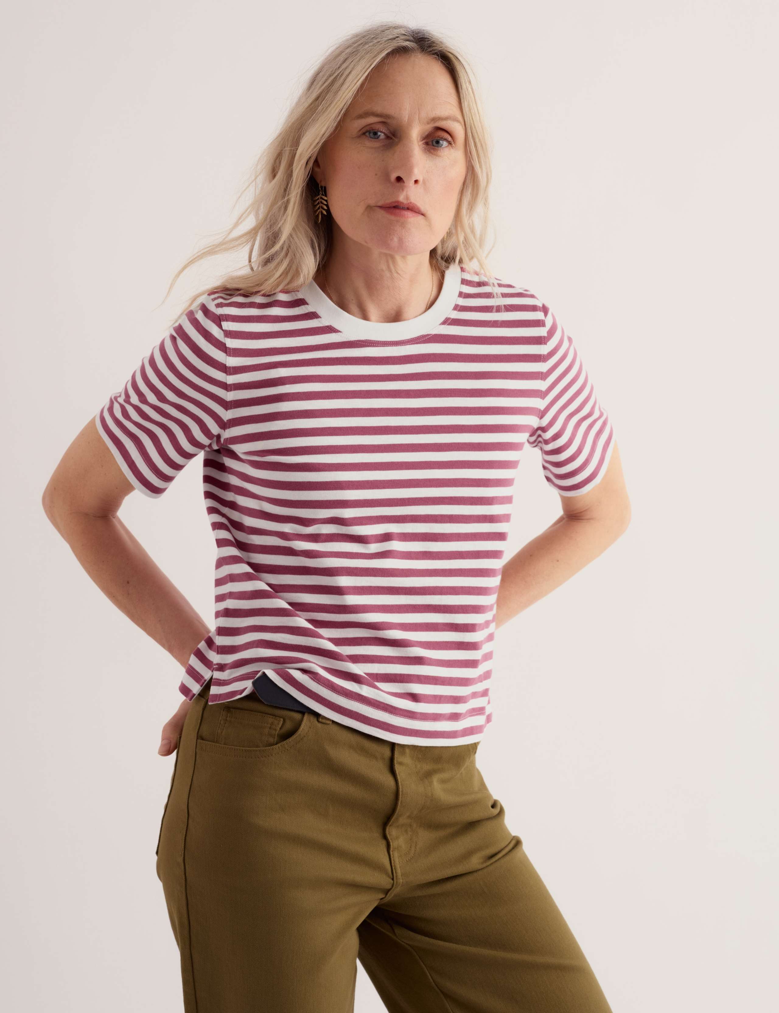 Pure Cotton Striped T-Shirt 5 of 5