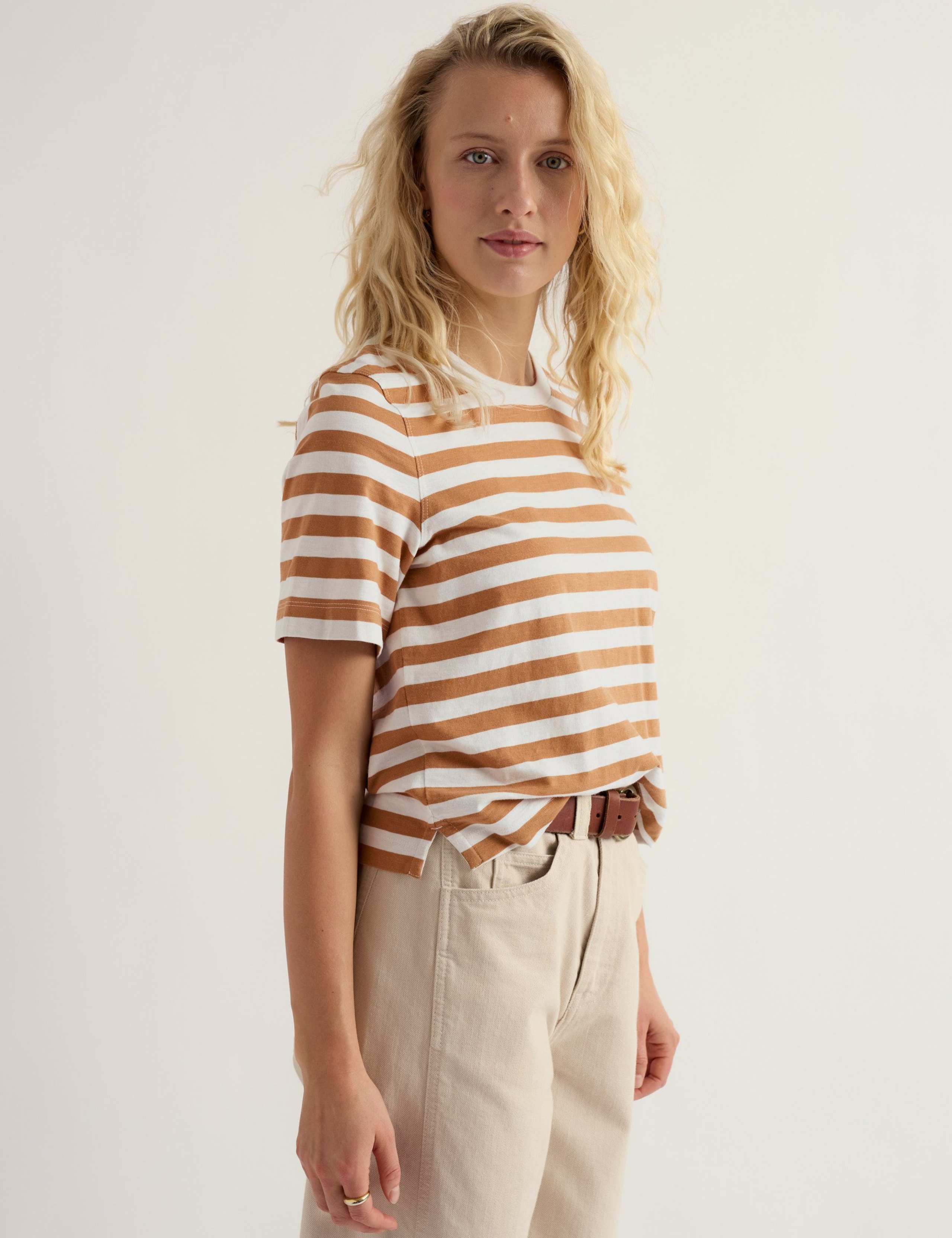 Pure Cotton Striped T-Shirt 3 of 5