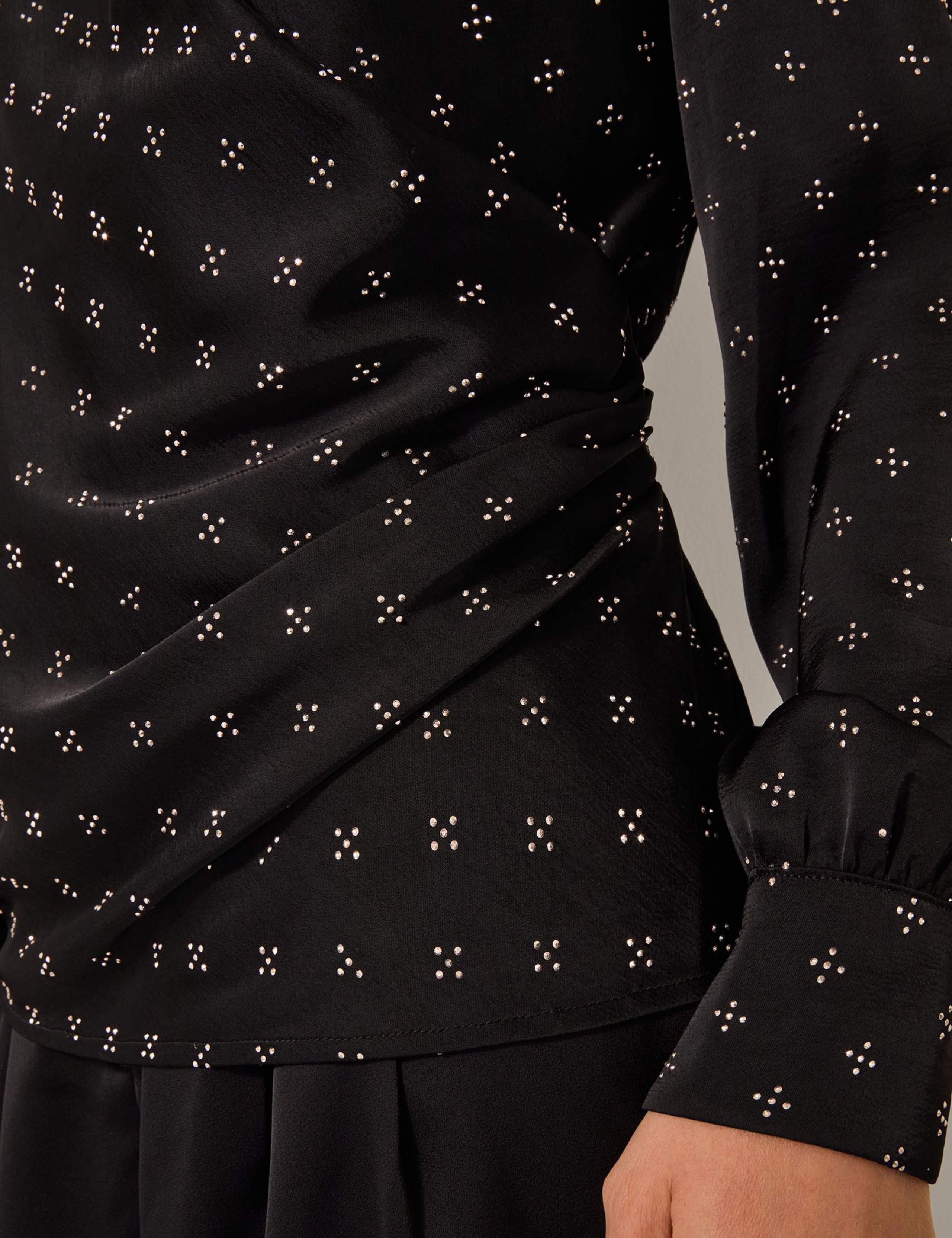 Embellished V-Neck Blouse 5 of 5