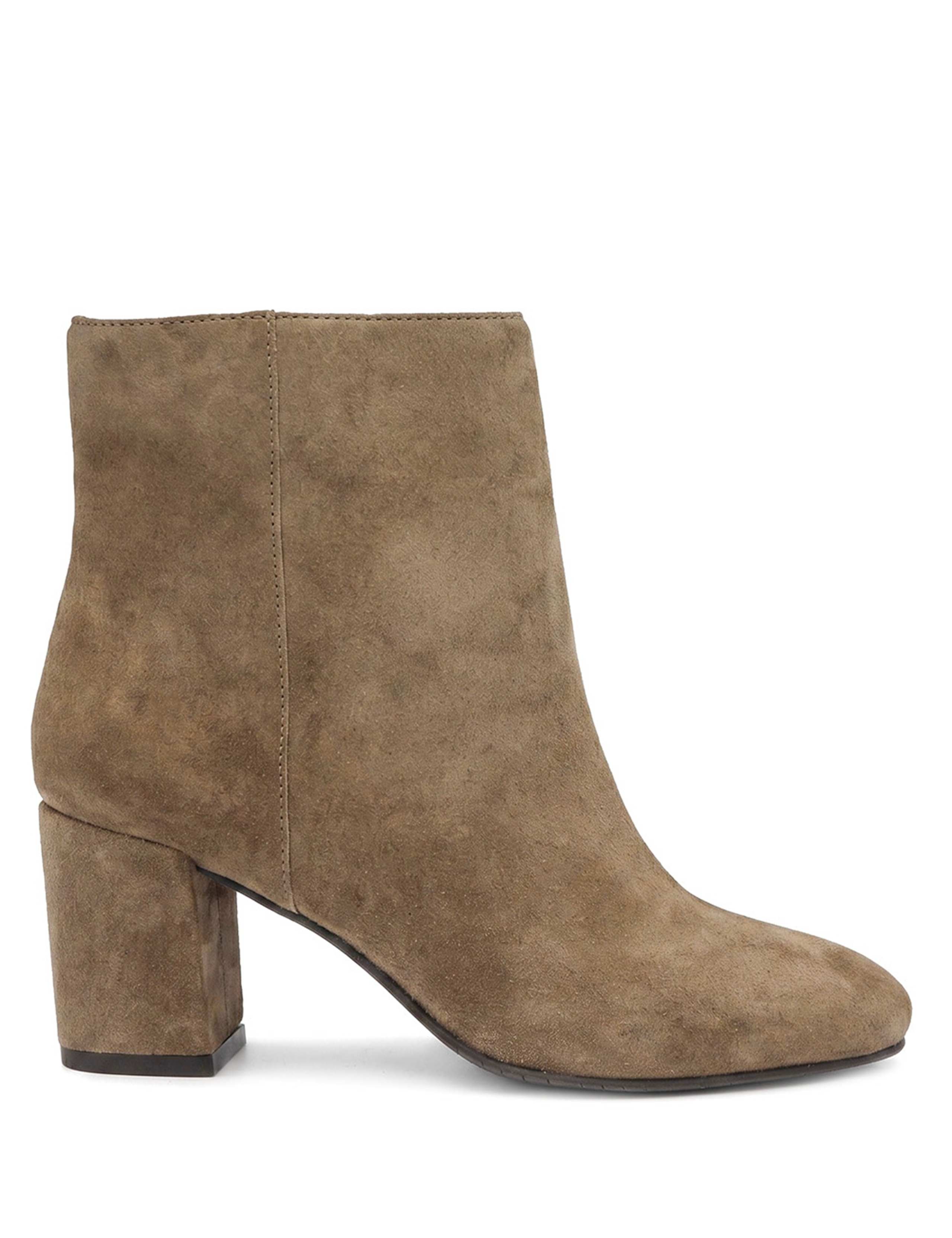 Leather Block Heel Ankle Boots 5 of 6