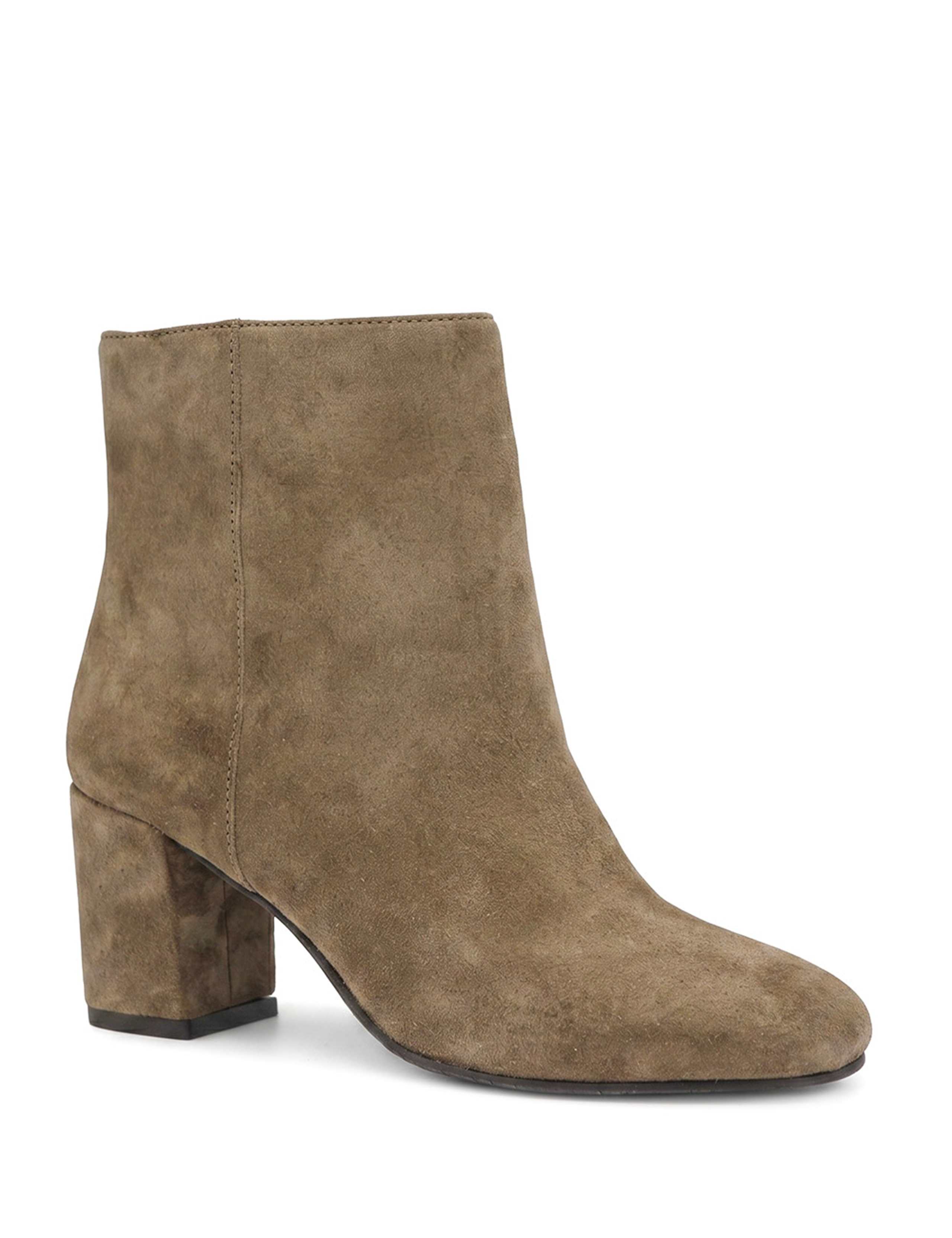 Leather Block Heel Ankle Boots 6 of 6