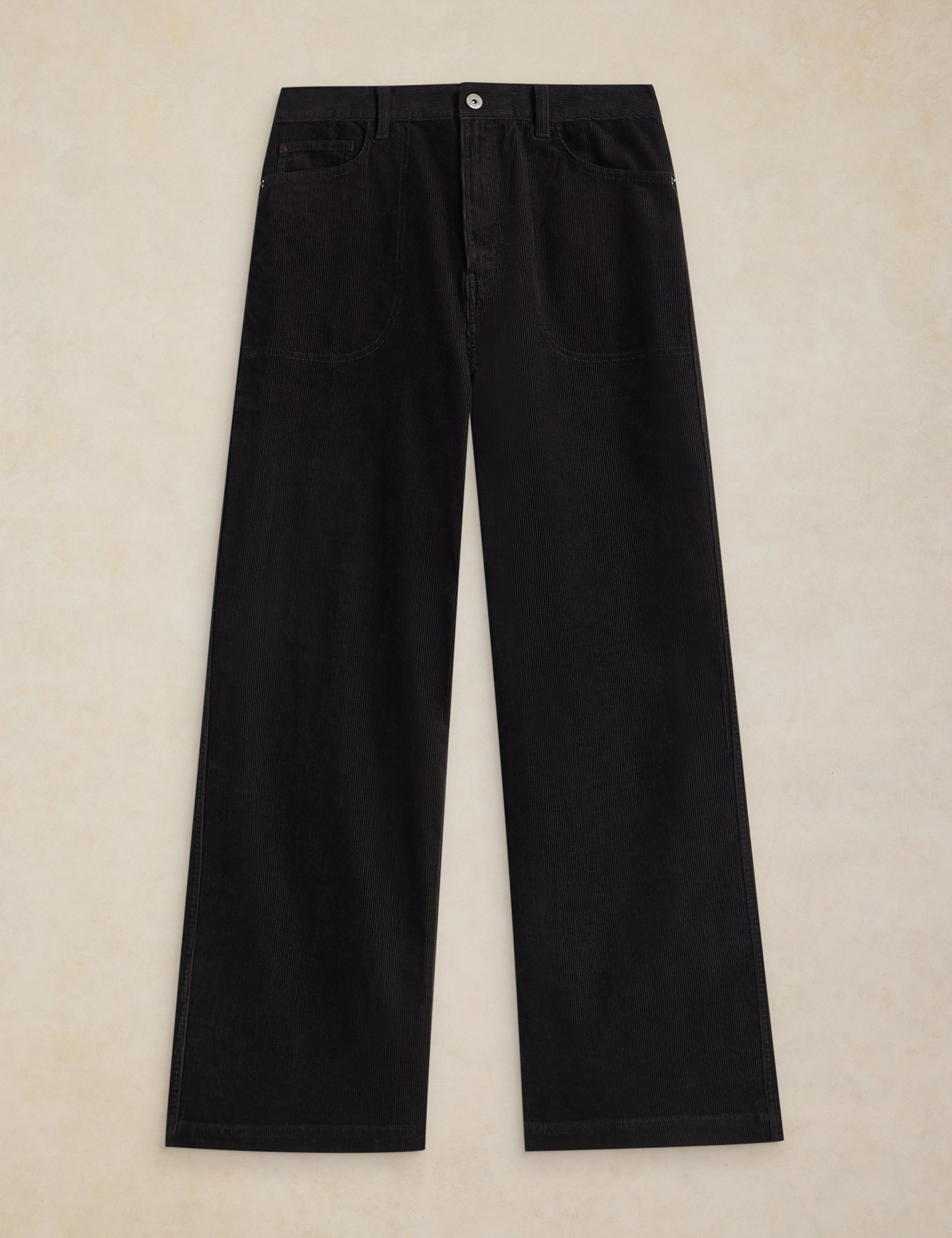 Tia Cord Zip Detail Wide Leg Trousers 2 of 6