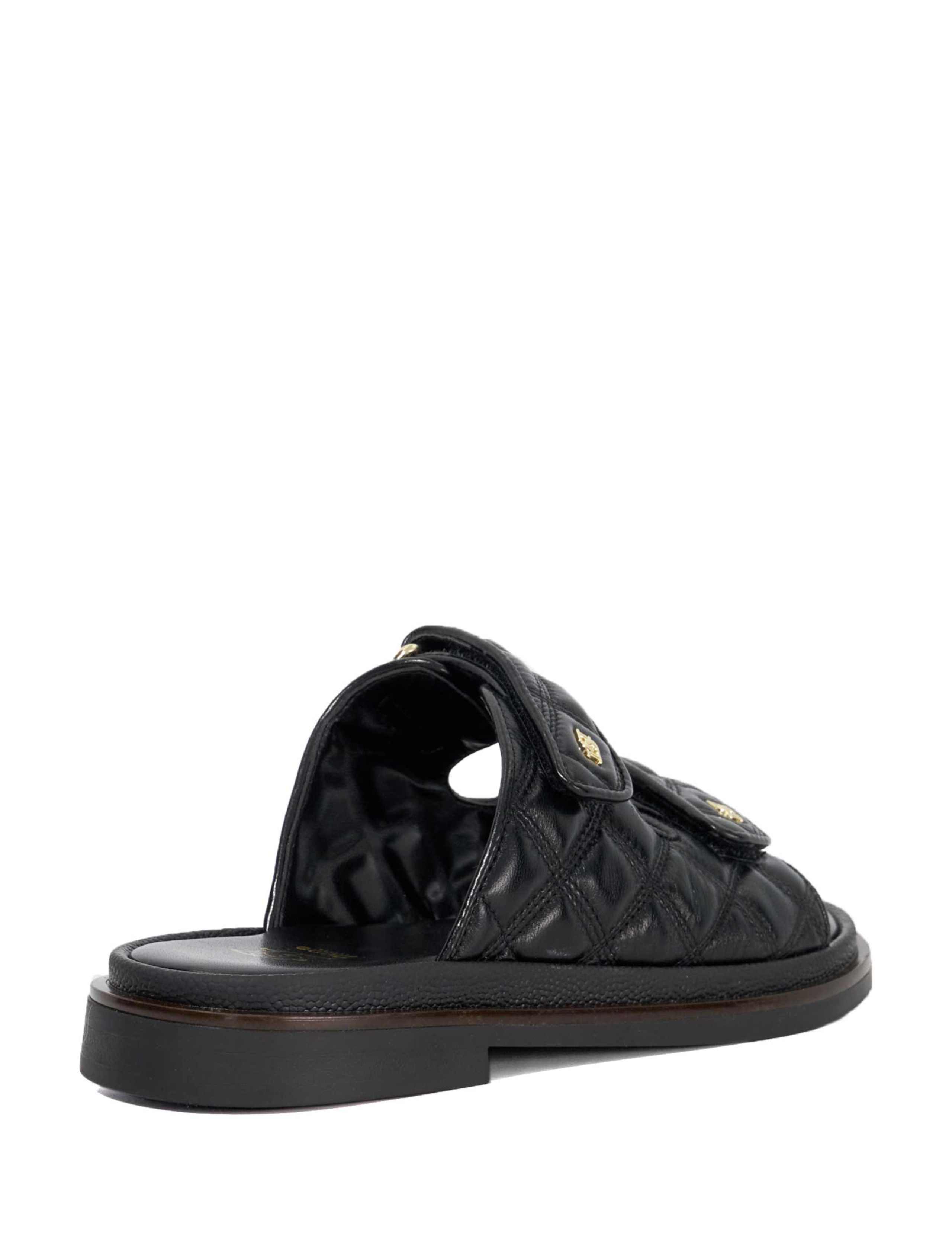 Leather Buckle Flat Sandals 4 of 5