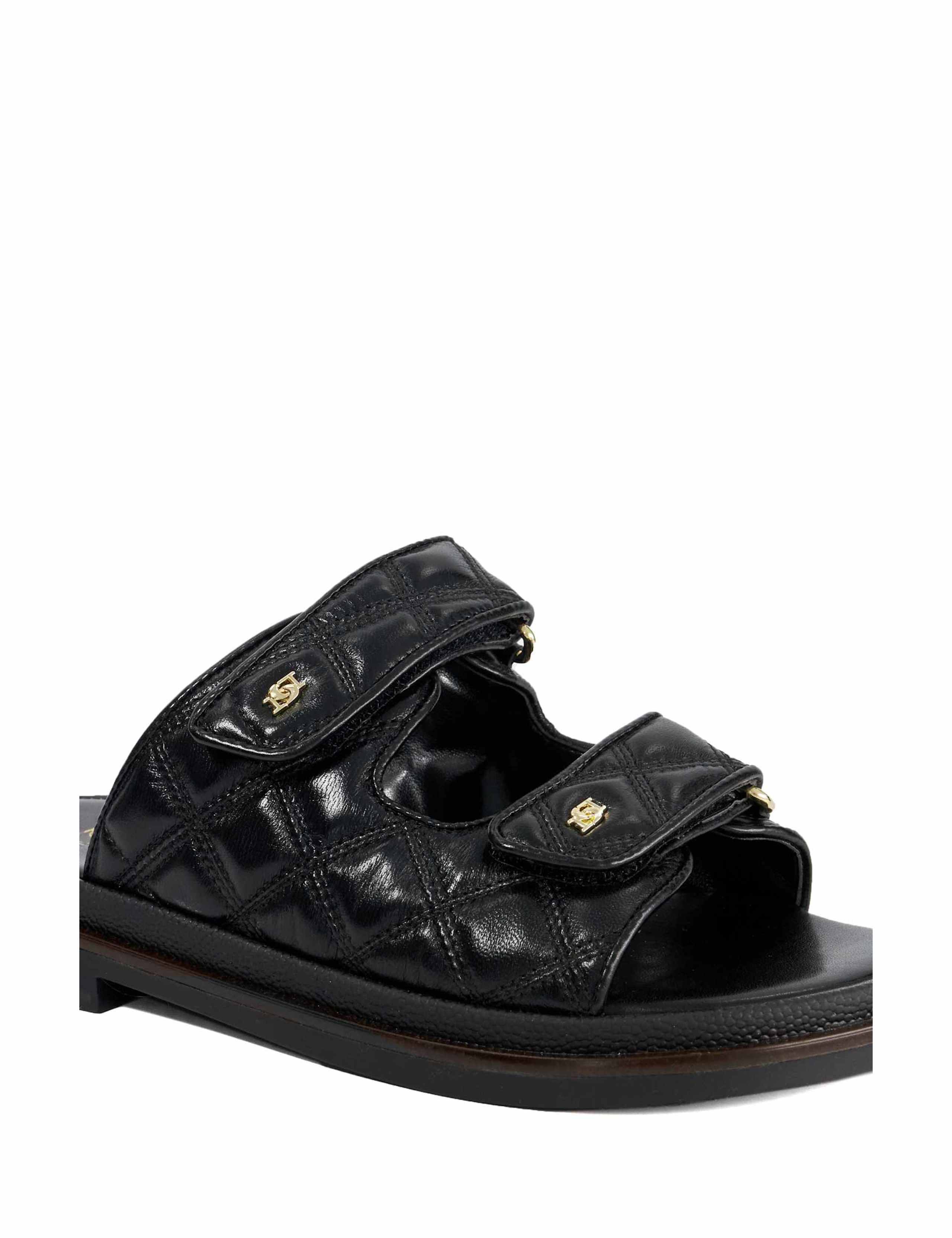 Leather Buckle Flat Sandals 5 of 5
