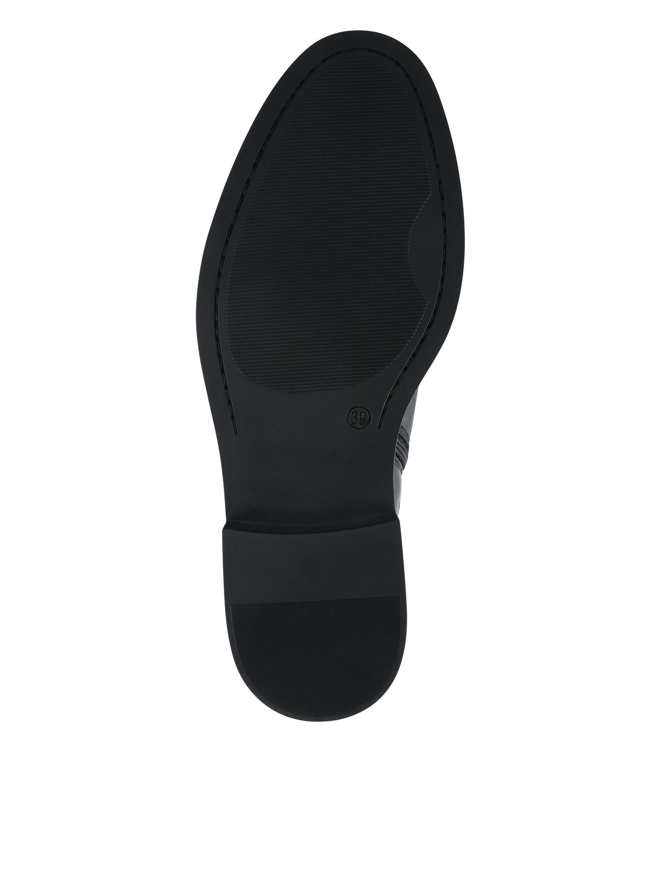 Leather Buckle Knee High Boots 6 of 6