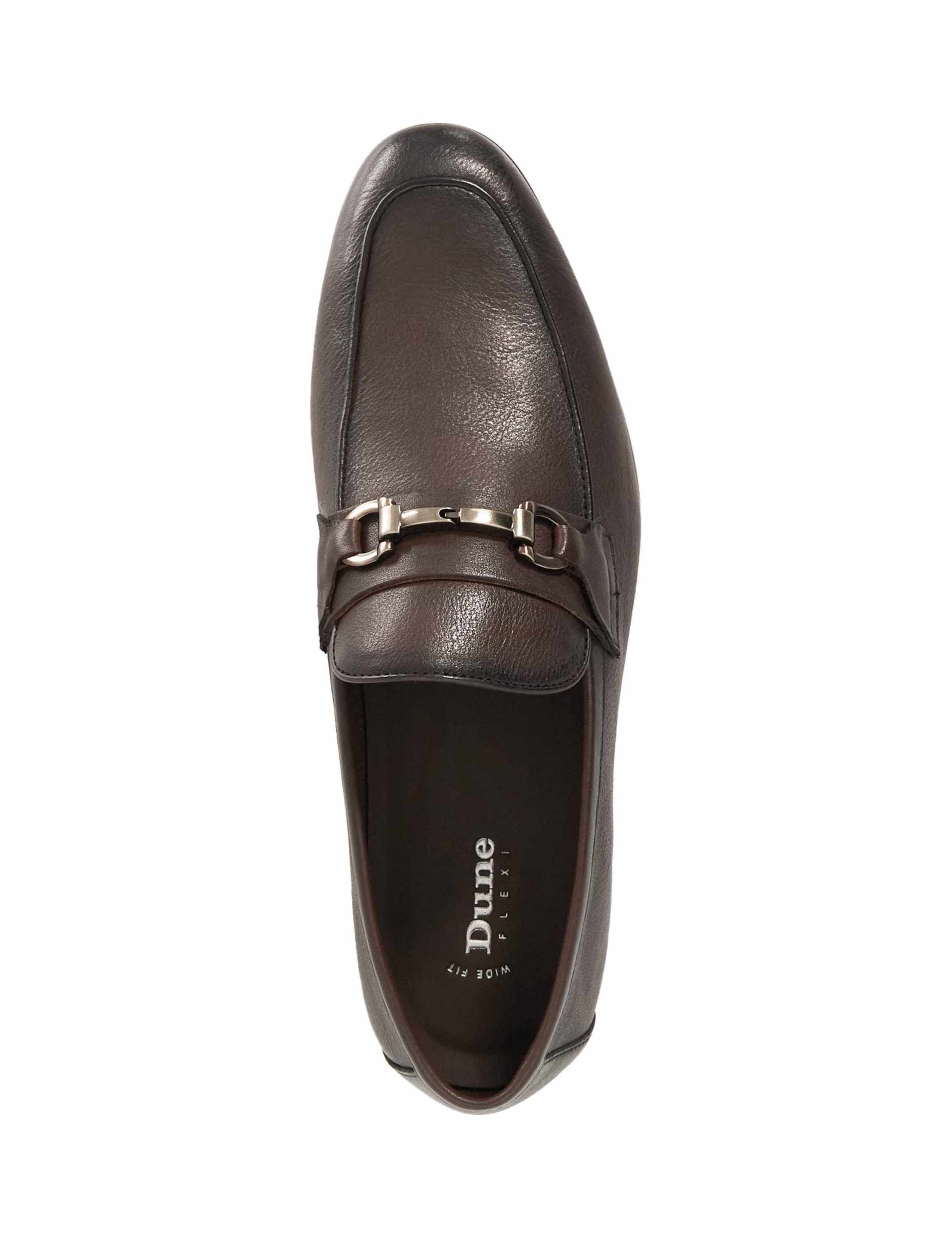 Wide Fit Leather Slip-On Loafers 2 of 5