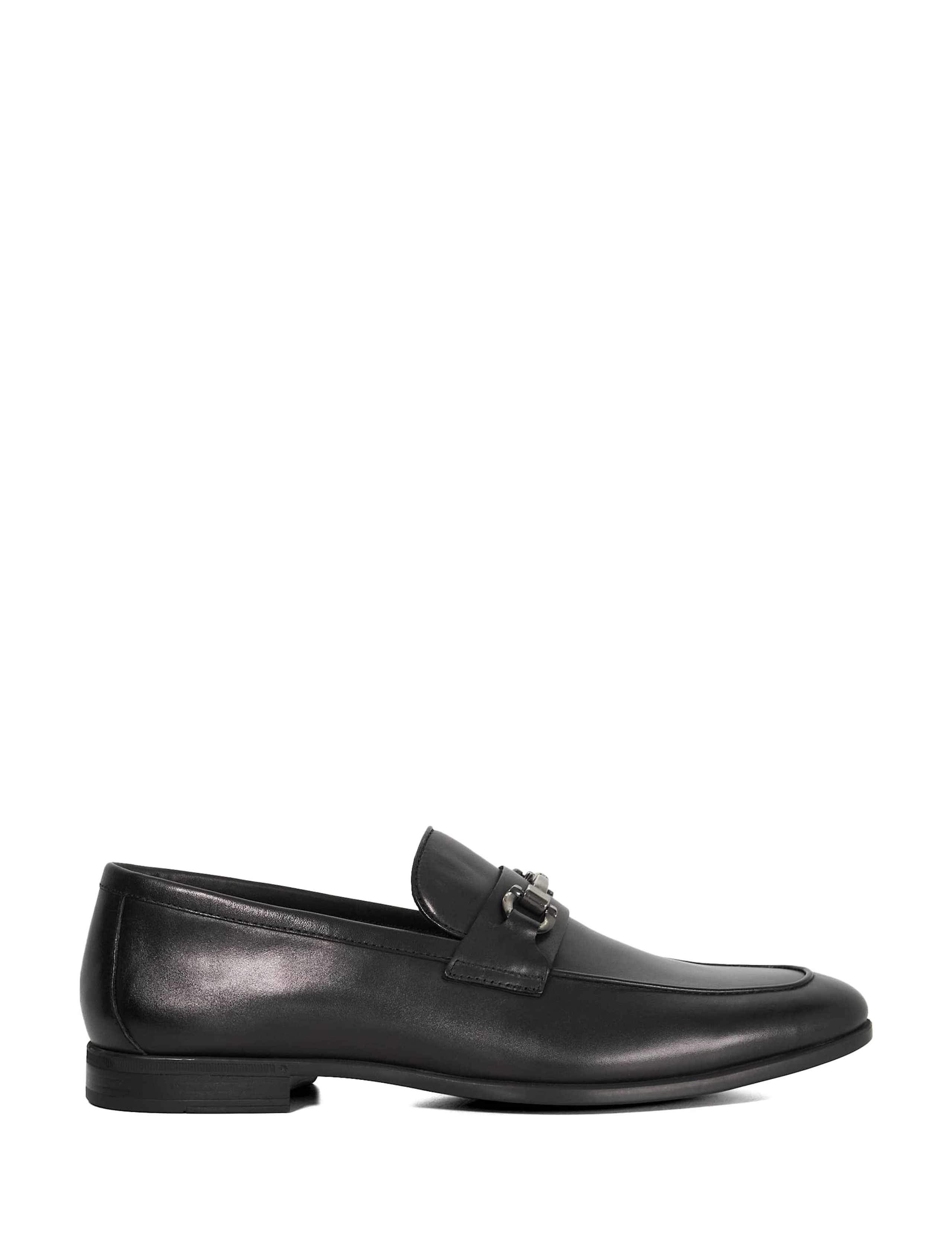 Wide Fit Leather Slip-On Loafers 1 of 5