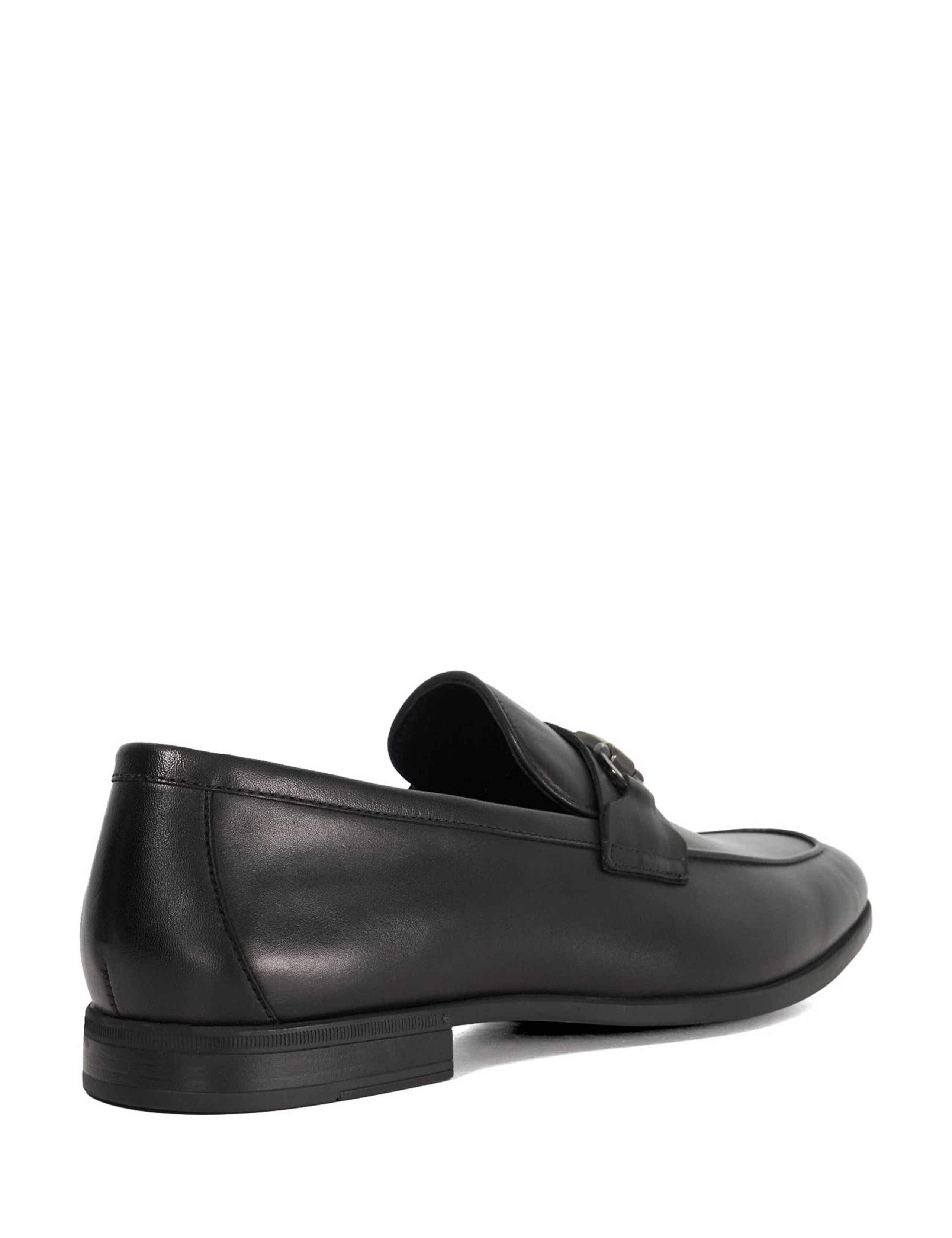 Wide Fit Leather Slip-On Loafers 3 of 5