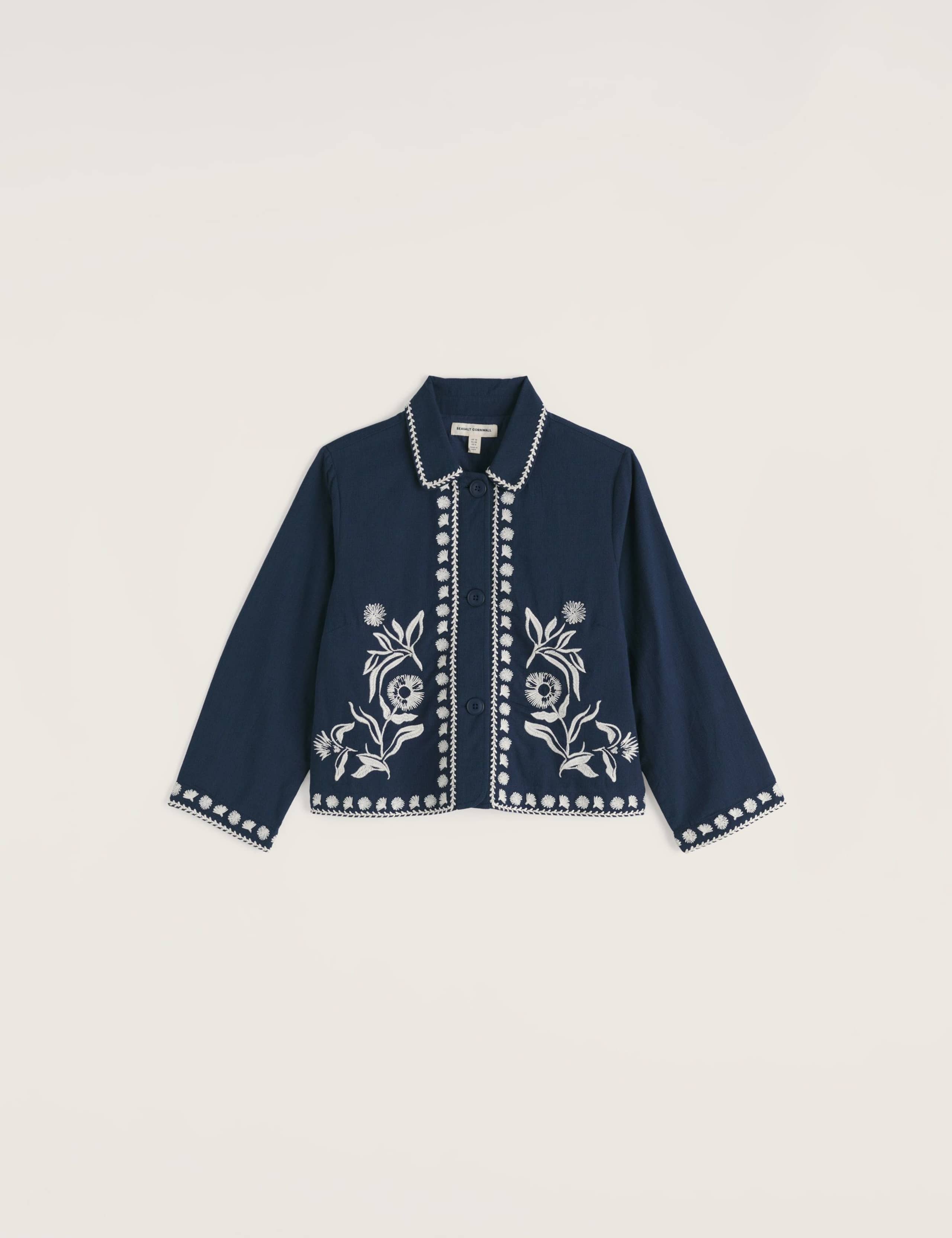 Pure Cotton Embroidered Lightweight Jacket 2 of 5