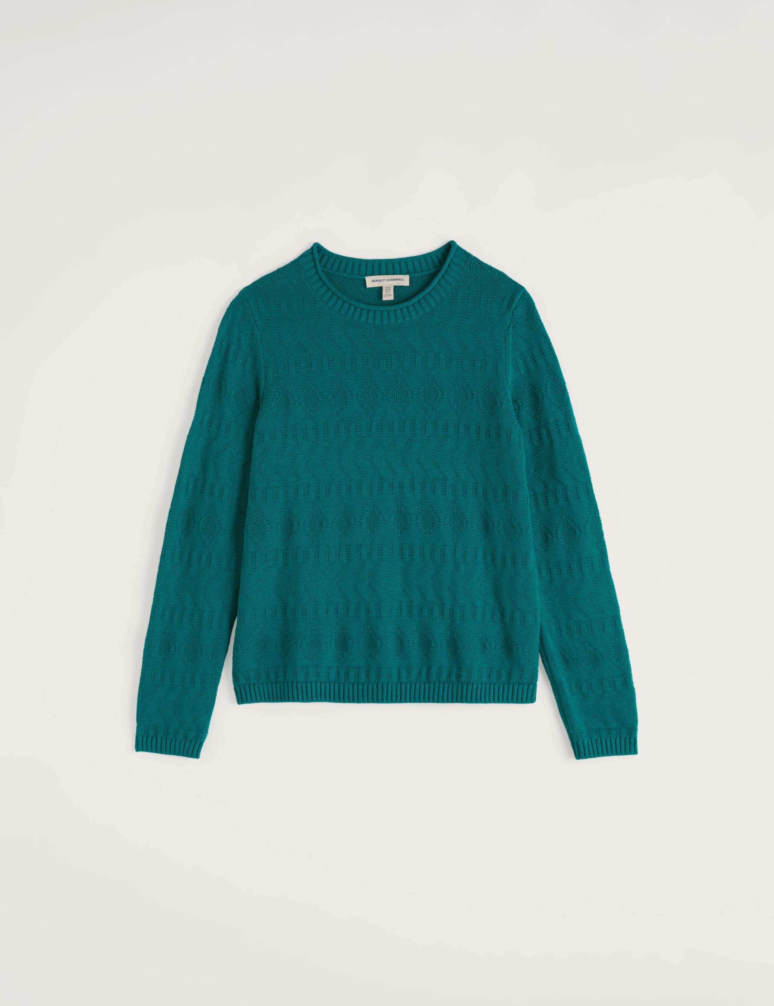 Pure Cotton Knitted Relaxed Jumper 2 of 5