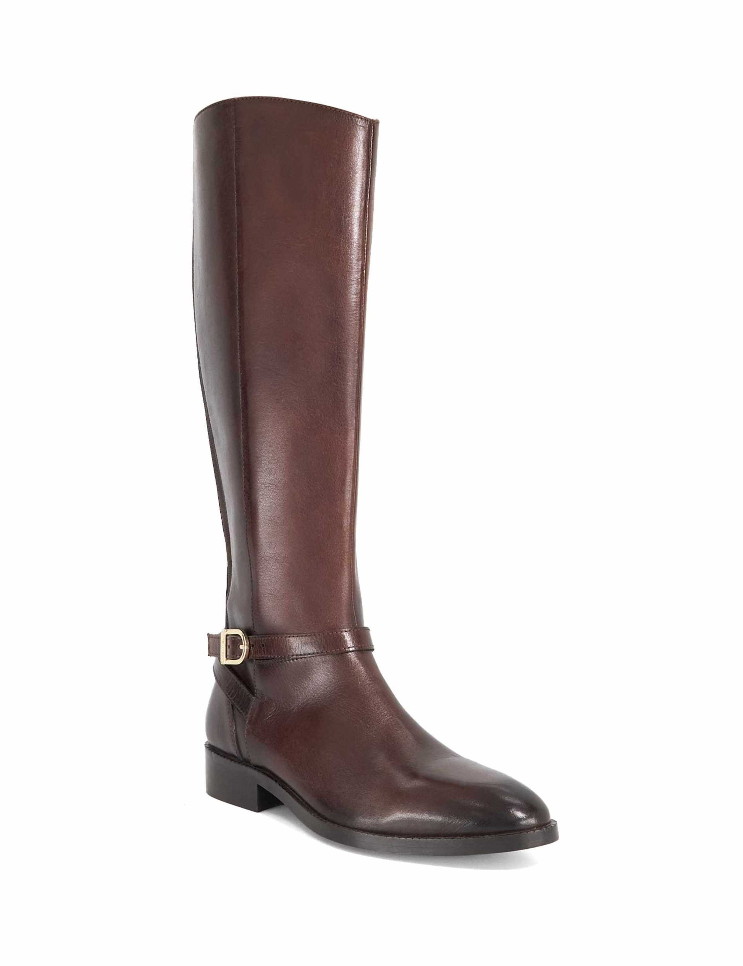 Wide Fit Leather Knee High Boots 3 of 6