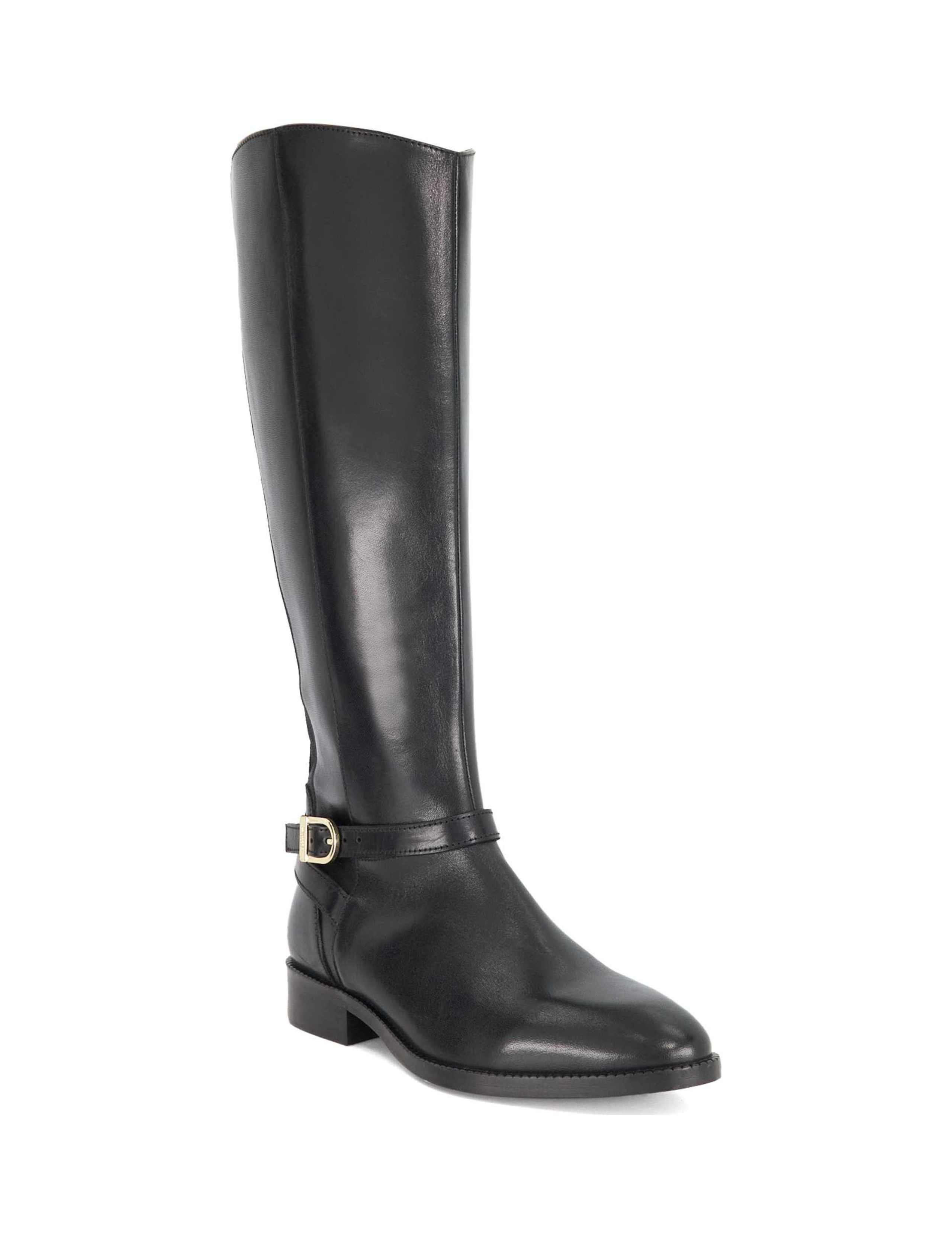 Wide Fit Leather Knee High Boots 3 of 6
