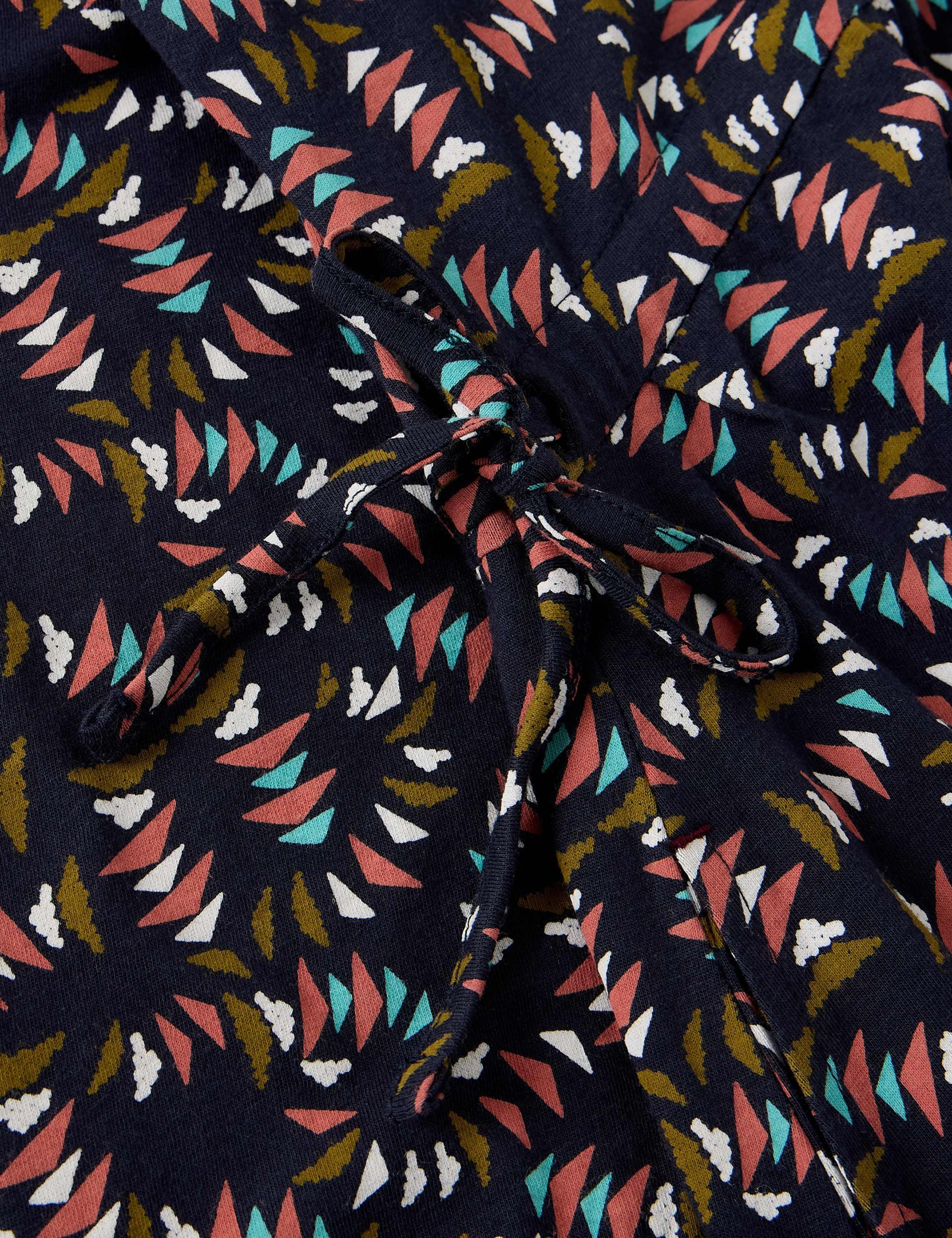 Jersey Printed V Neck Midi Tea Dress 6 of 6