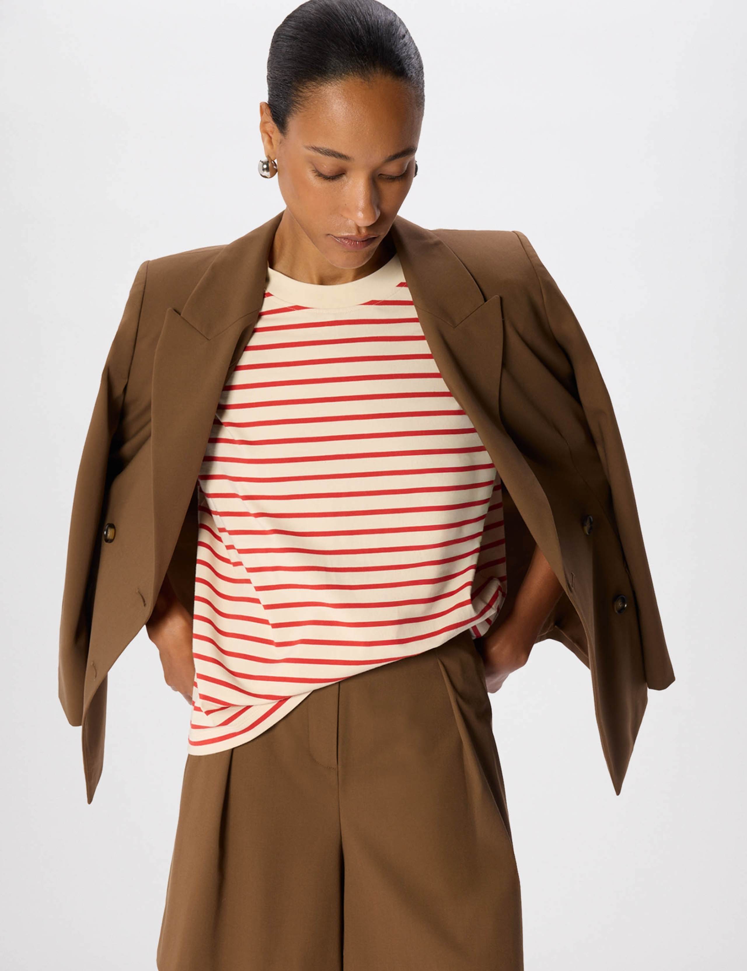 Pure Cotton Striped T-Shirt 4 of 6