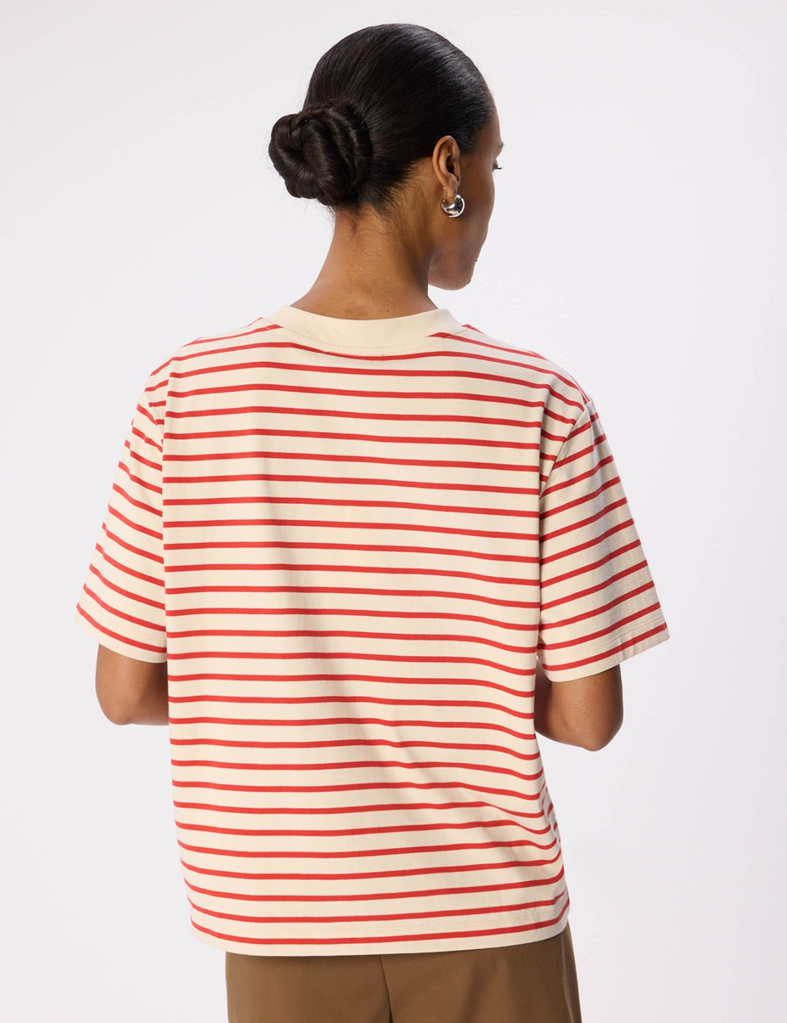 Pure Cotton Striped T-Shirt 5 of 6