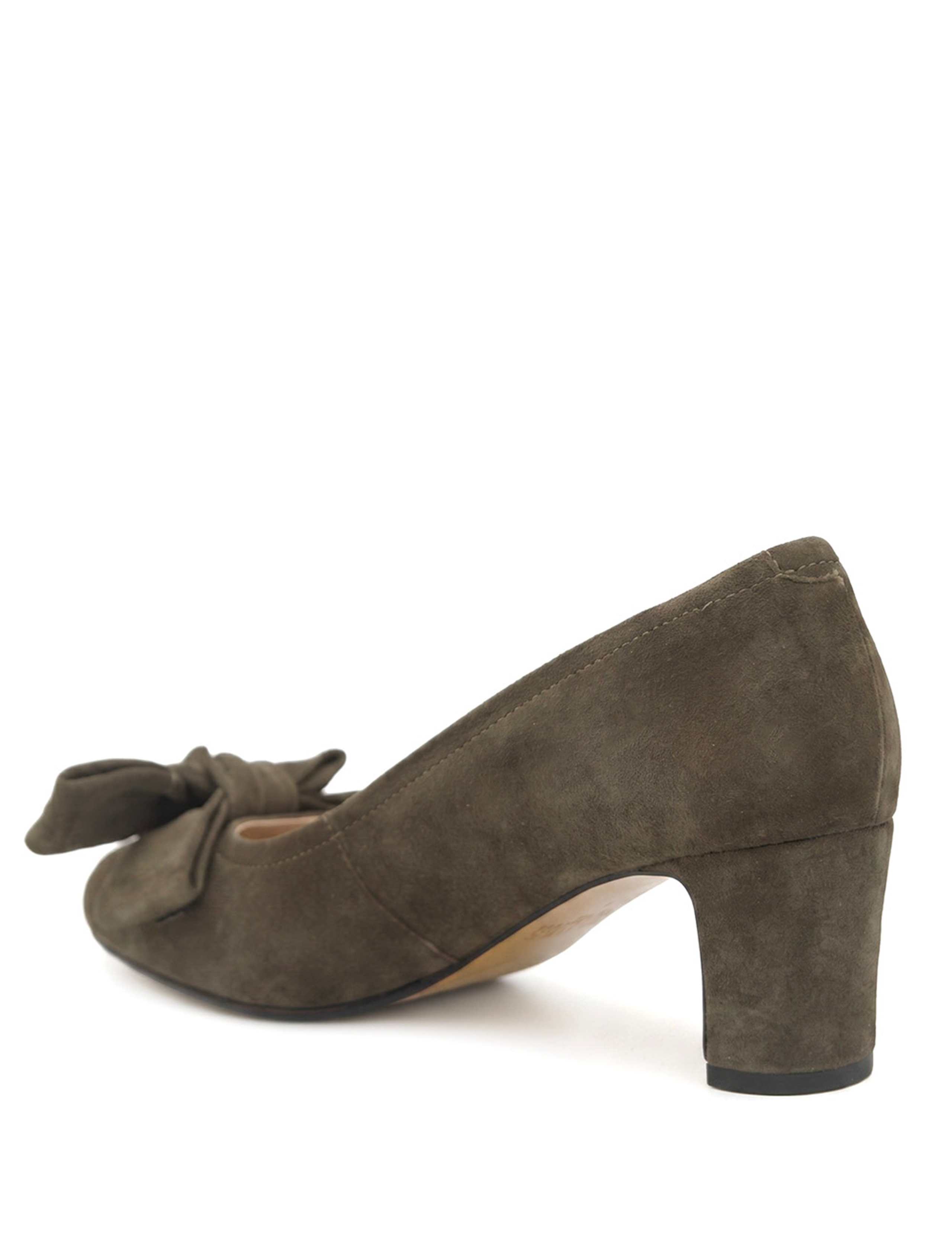 Leather Bow Detail Court Shoes 5 of 6