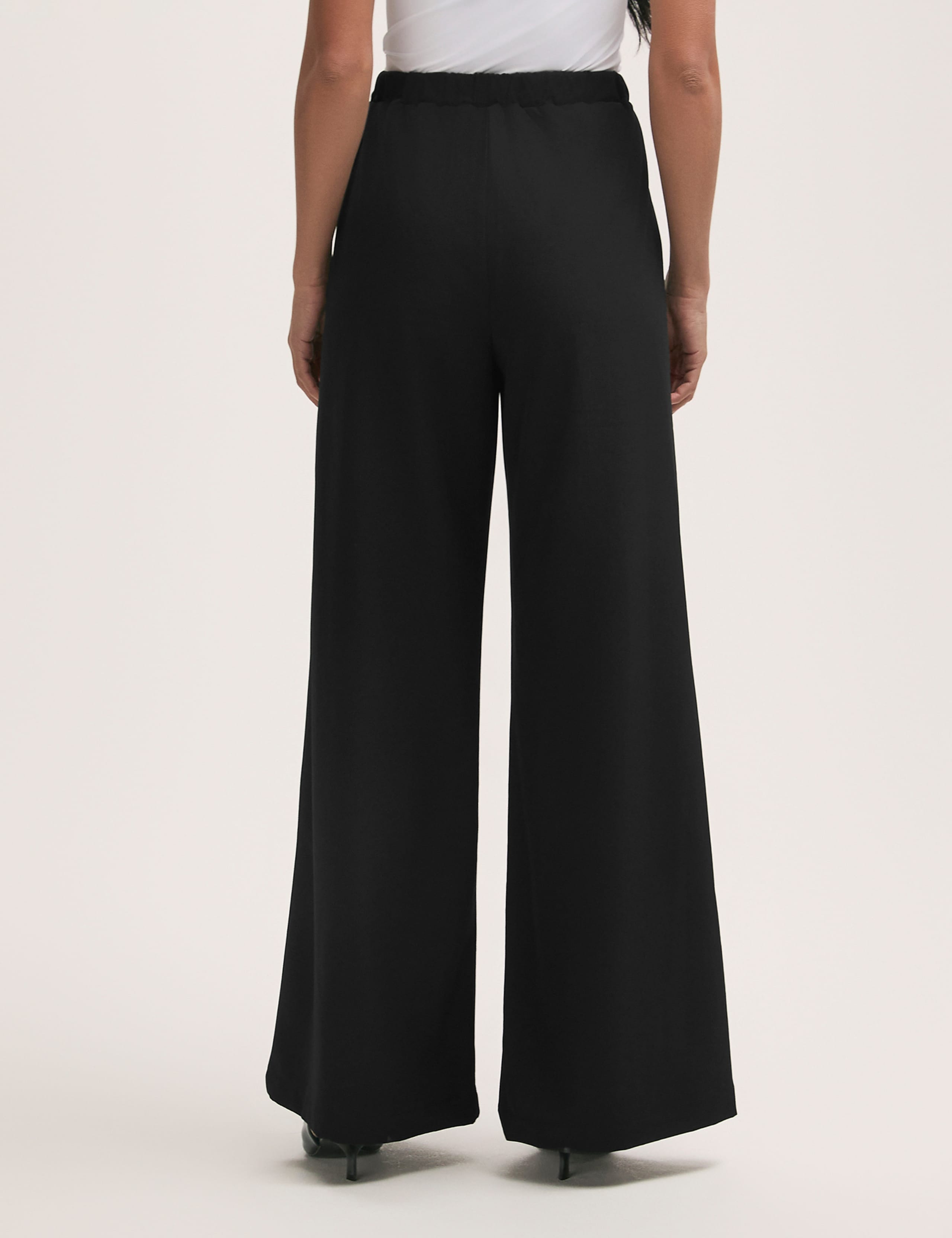 Elasticated Waist Wide Leg Trousers 3 of 4