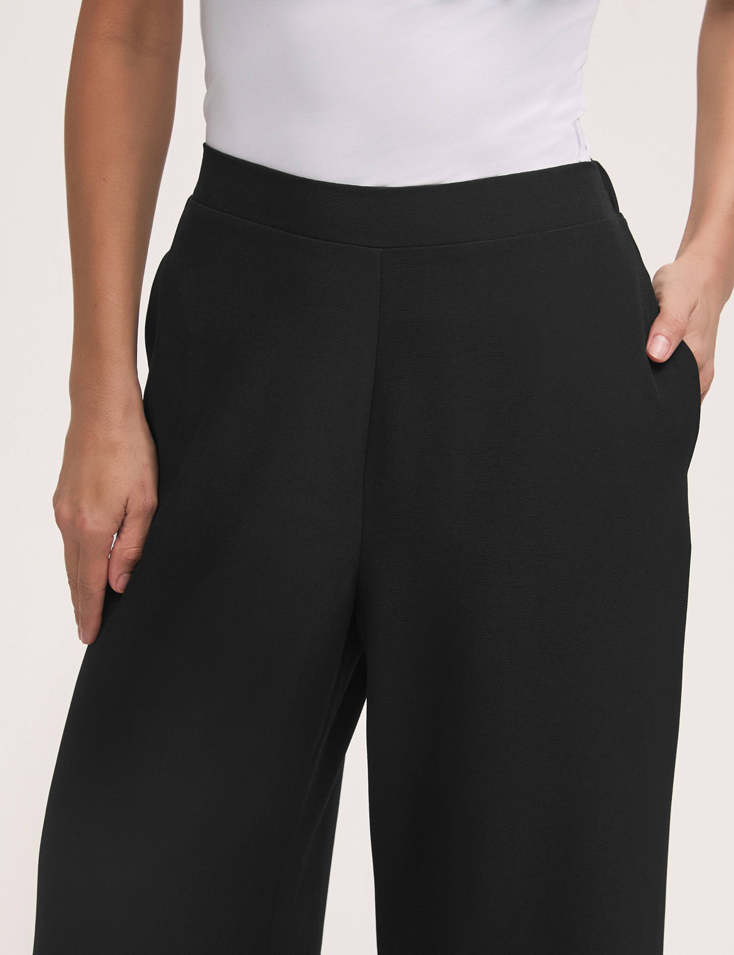 Elasticated Waist Wide Leg Trousers 4 of 4