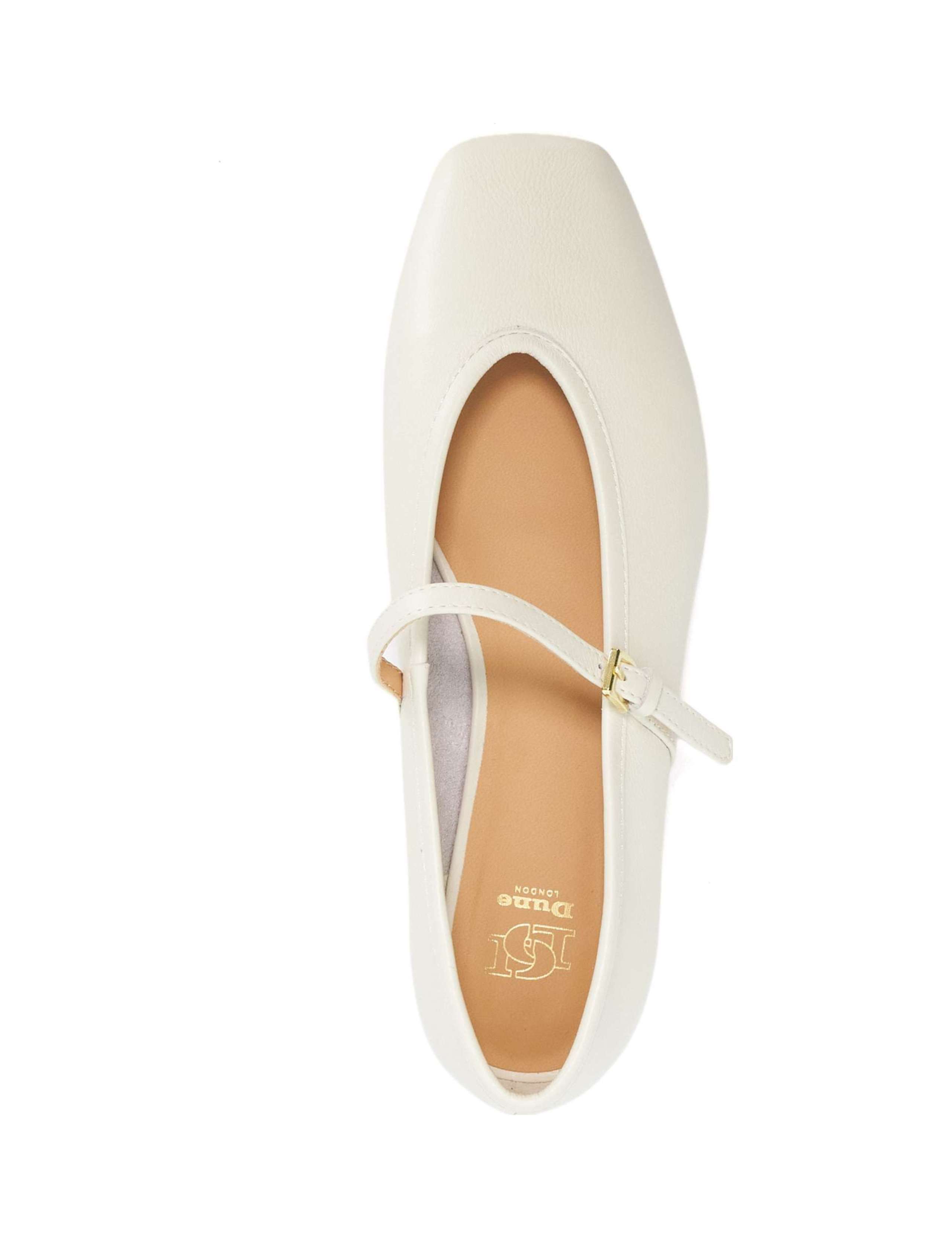 Suede Square Toe Mary Jane Ballet Pumps 2 of 5