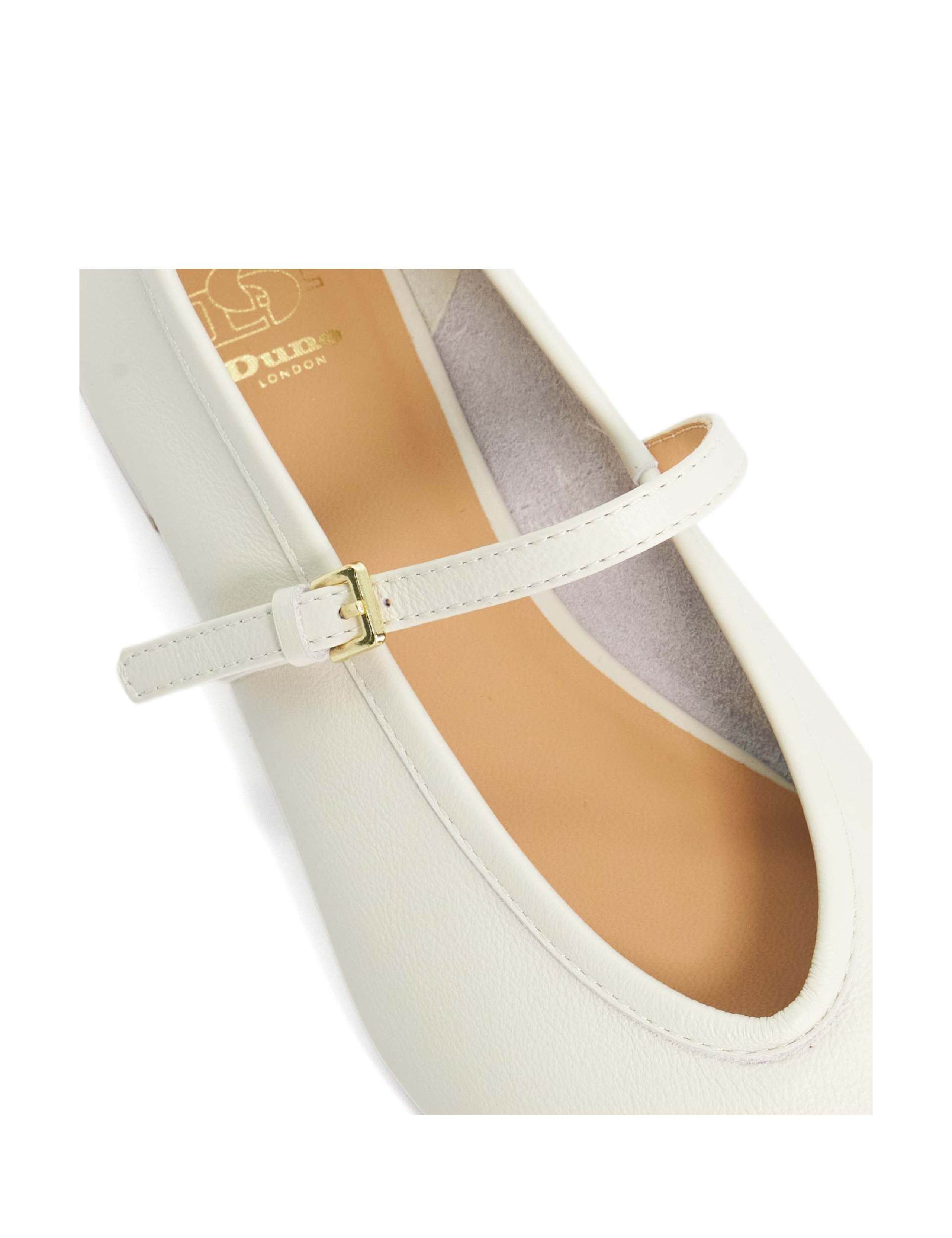 Suede Square Toe Mary Jane Ballet Pumps 5 of 5