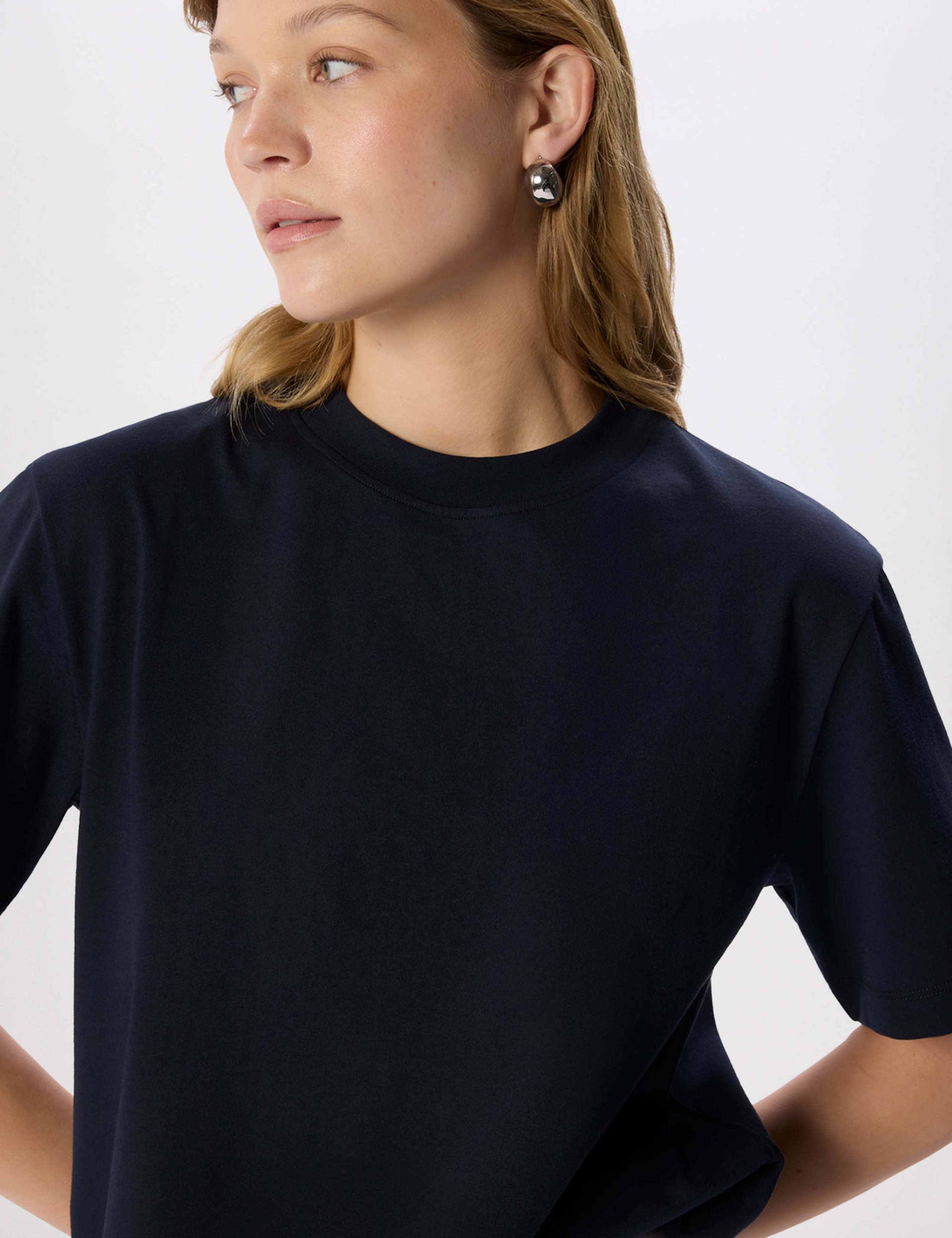 Pure Cotton Crew Neck T-Shirt 5 of 6