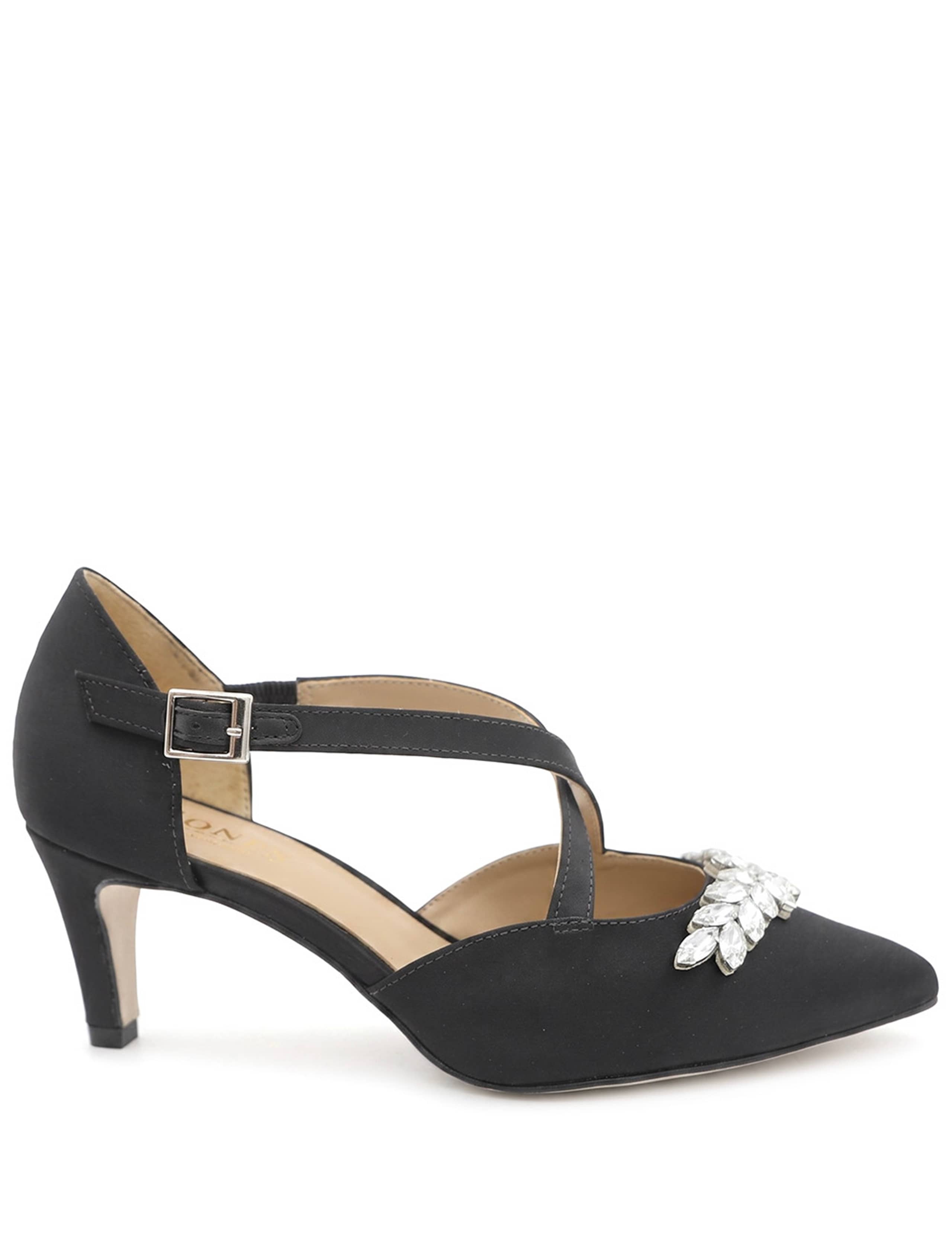 Leather Embellished Stiletto Heel Court Shoes 2 of 6