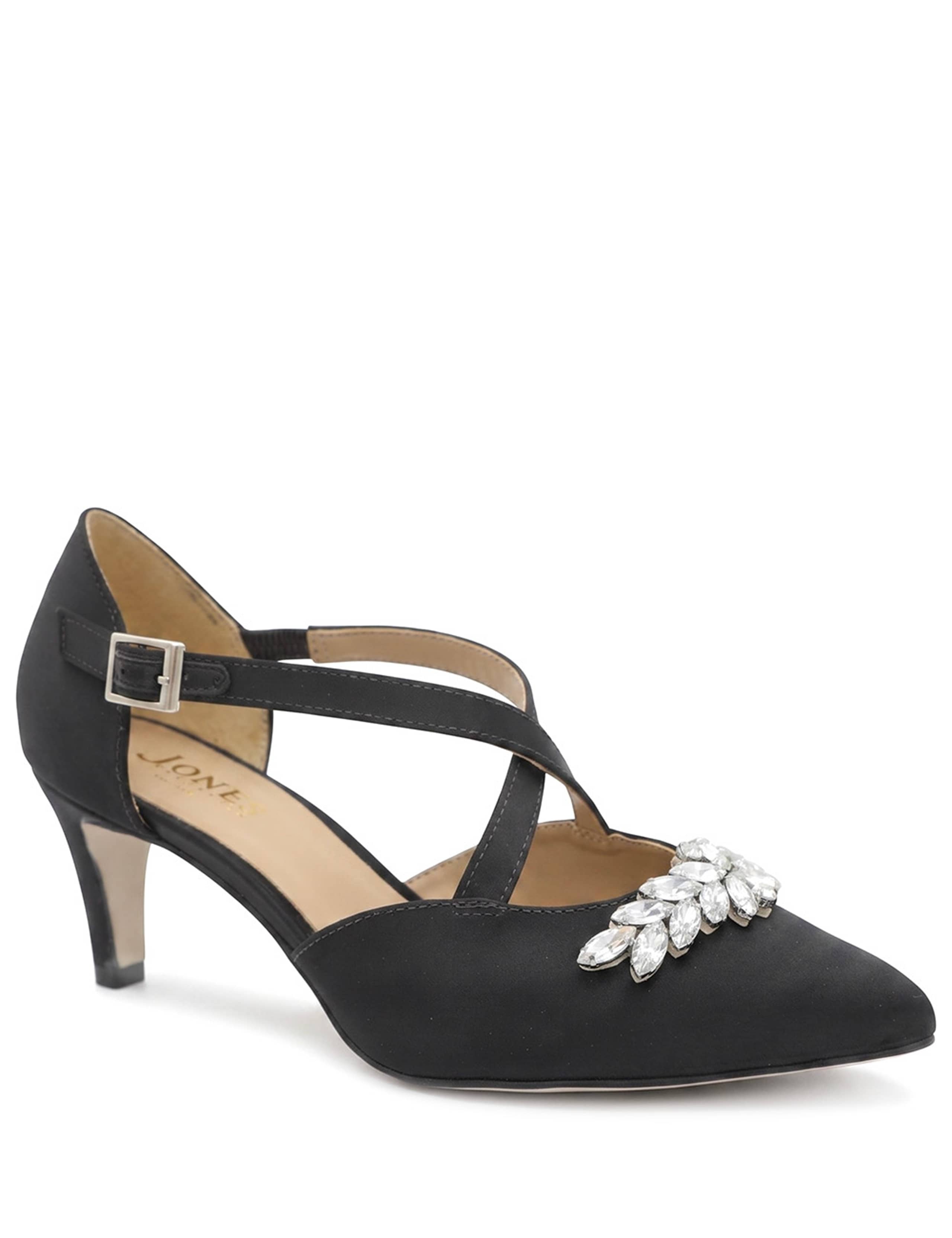 Leather Embellished Stiletto Heel Court Shoes 3 of 6