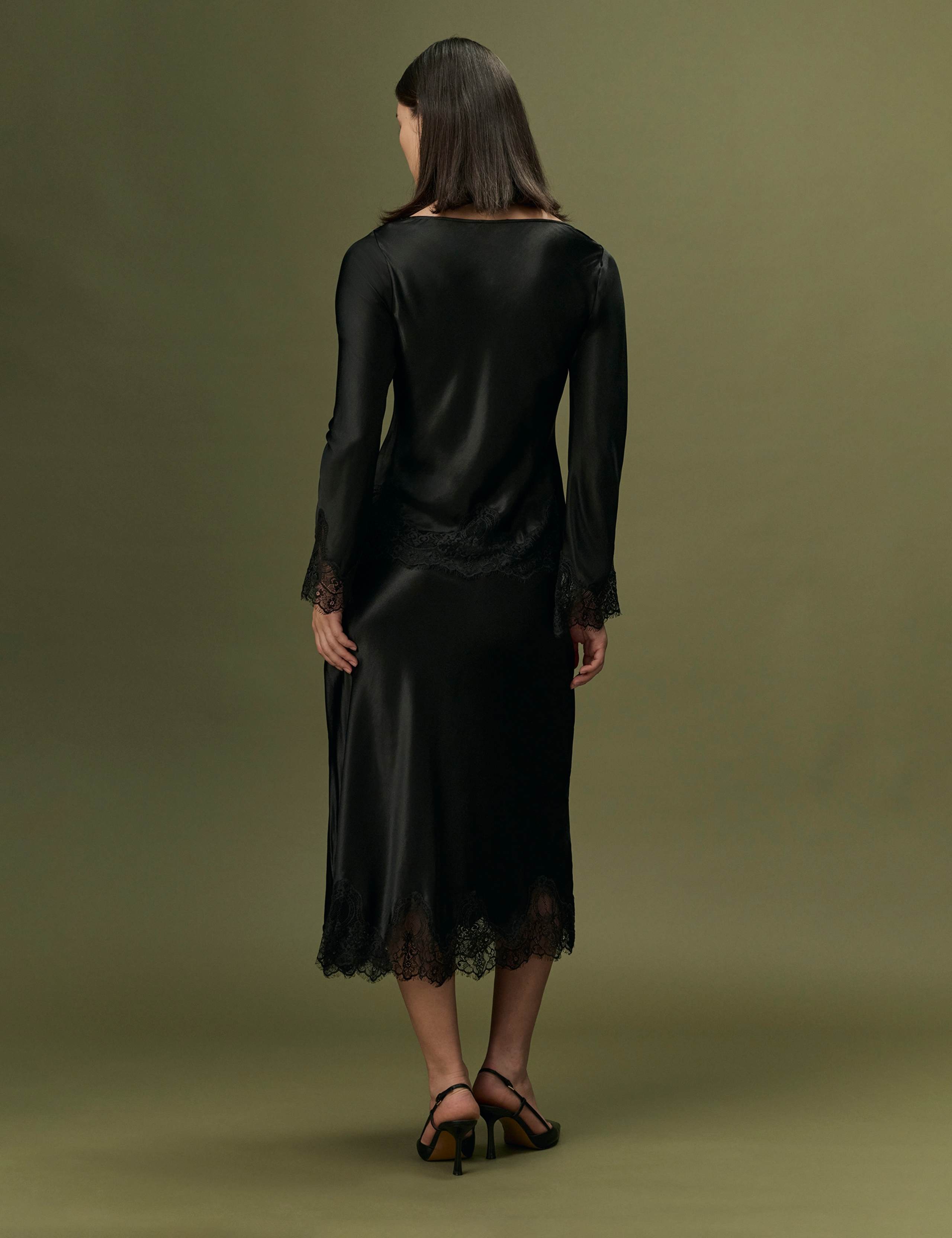 Satin Lace Insert Top 11 of 11