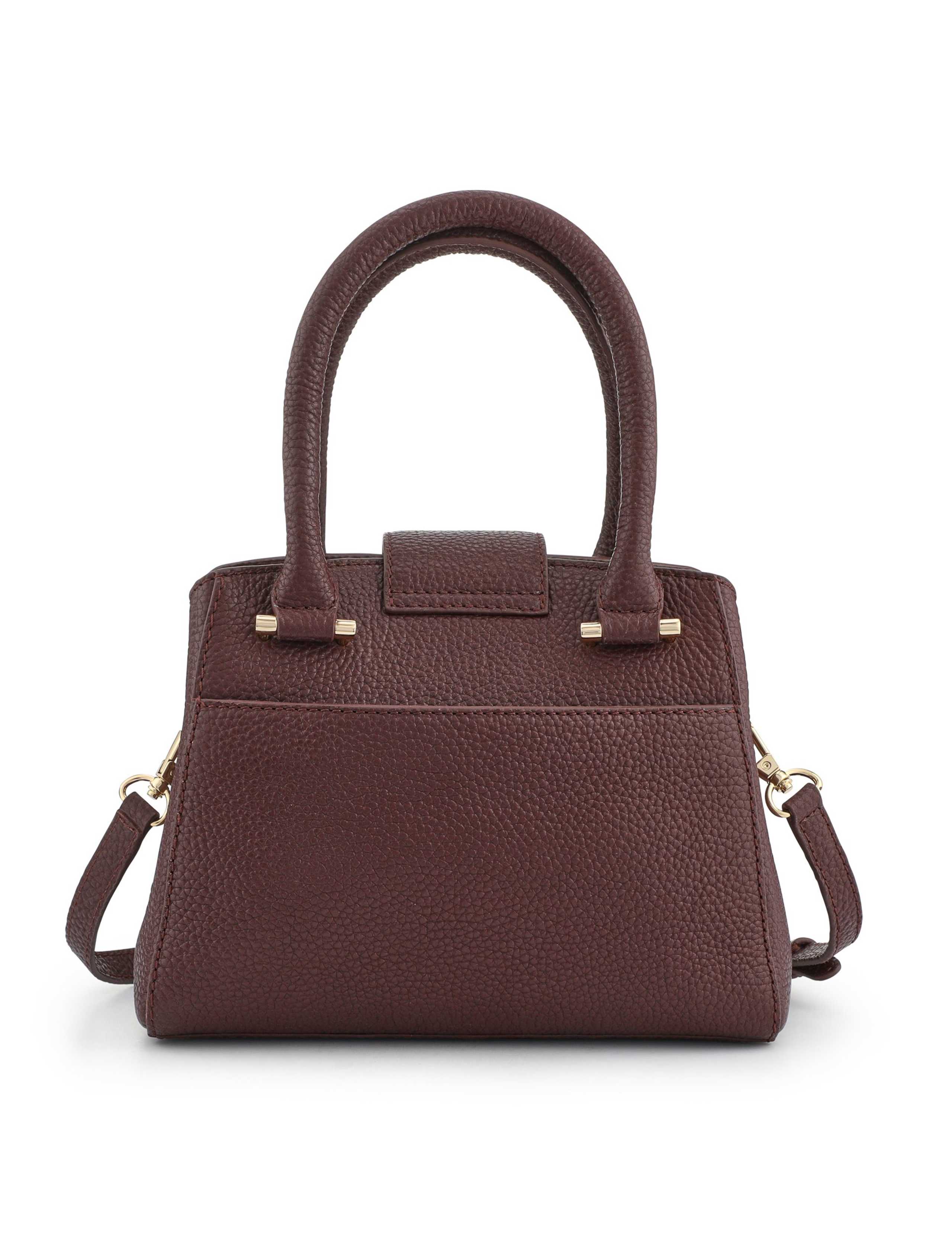 Leather Top Handle Grab Bag 3 of 3