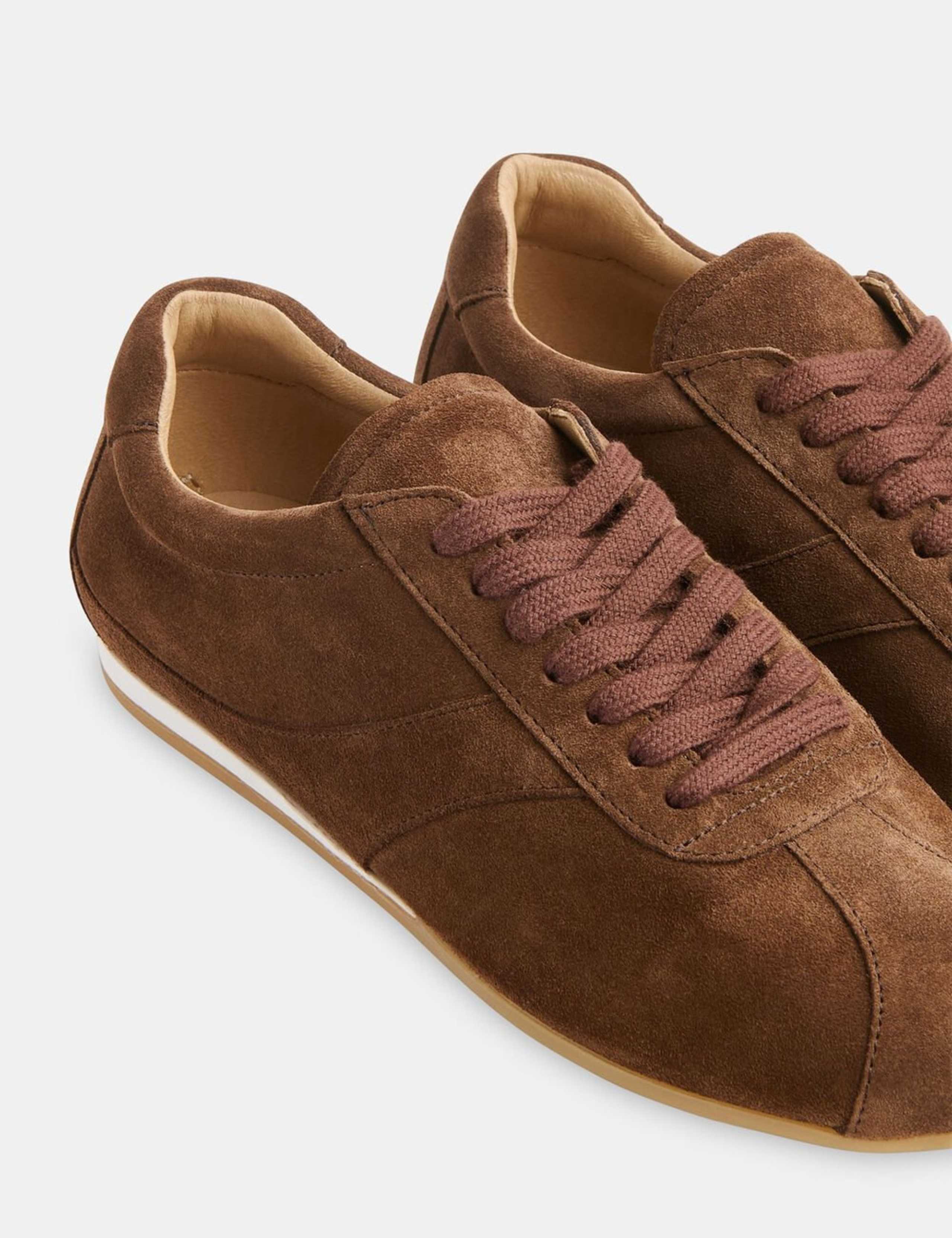 Leather Lace Up Trainers 4 of 4