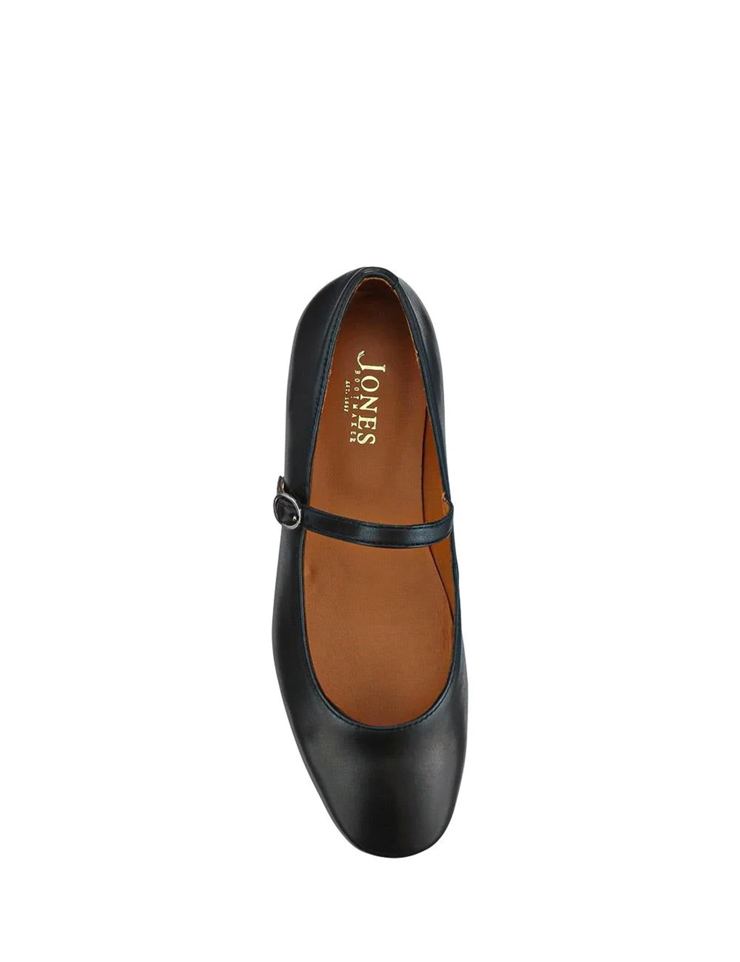 Wide Fit Leather Patent Mary Jane Ballet Pumps 3 of 6