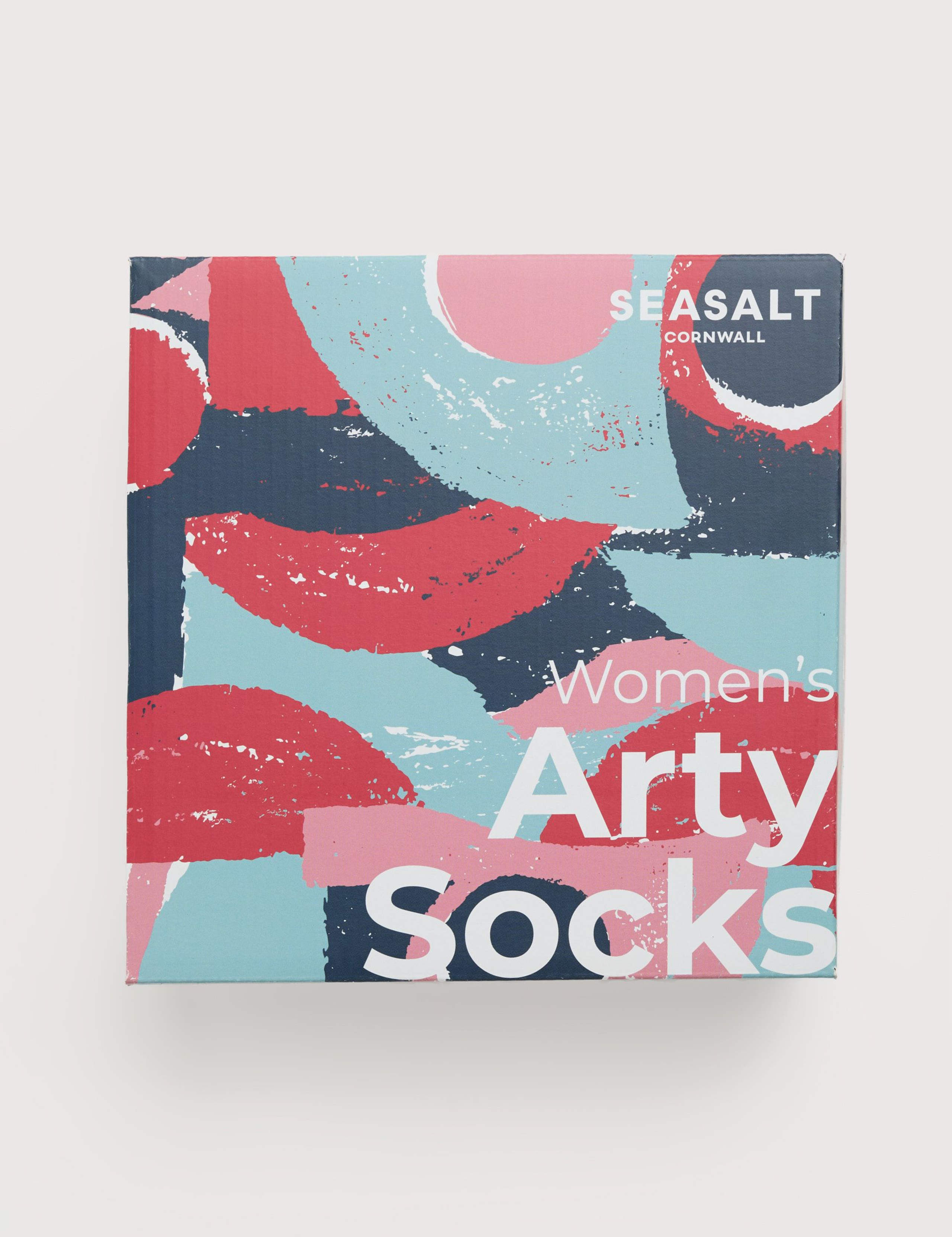 4pk Cotton Rich Scenic Art Socks Gift Box 3 of 3
