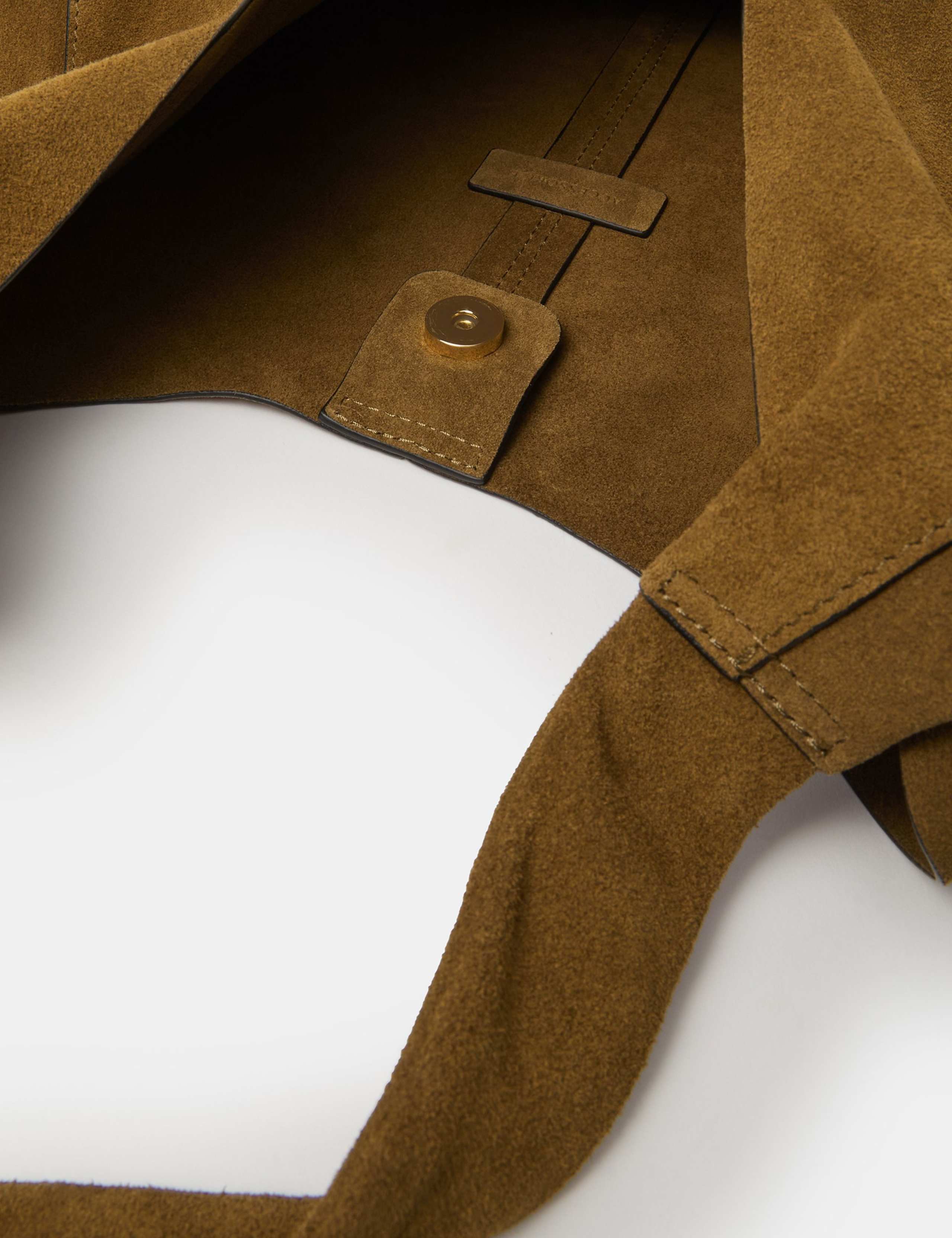 Suede Knotted Detail Shoulder Bag 5 of 5