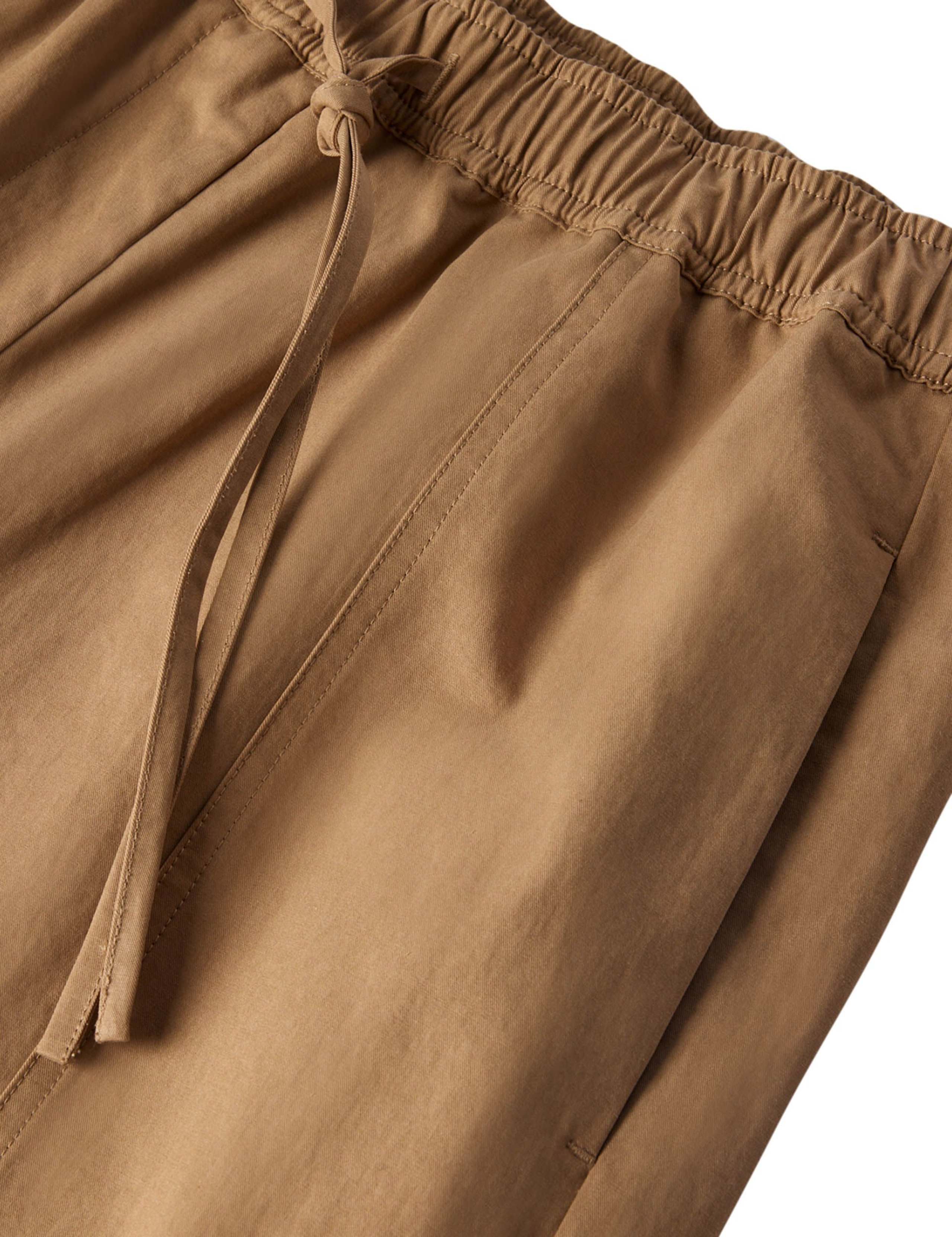 Cotton Blend Utility Barrel Leg Trouser 6 of 6