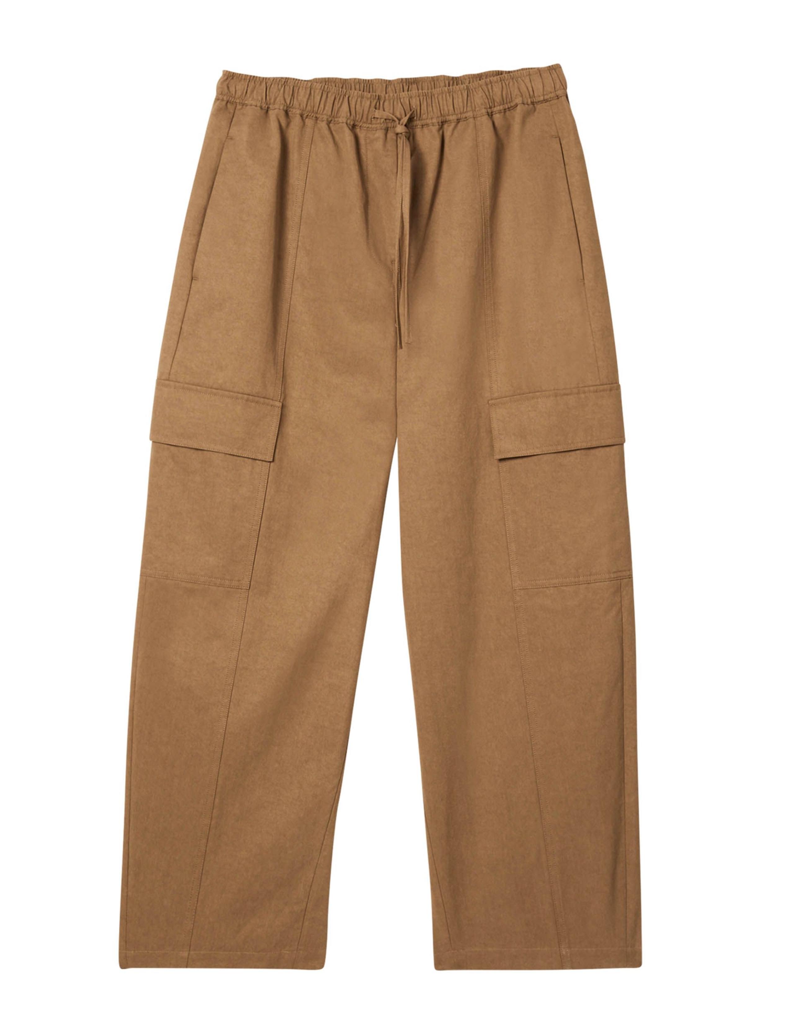 Cotton Blend Utility Barrel Leg Trouser 2 of 6