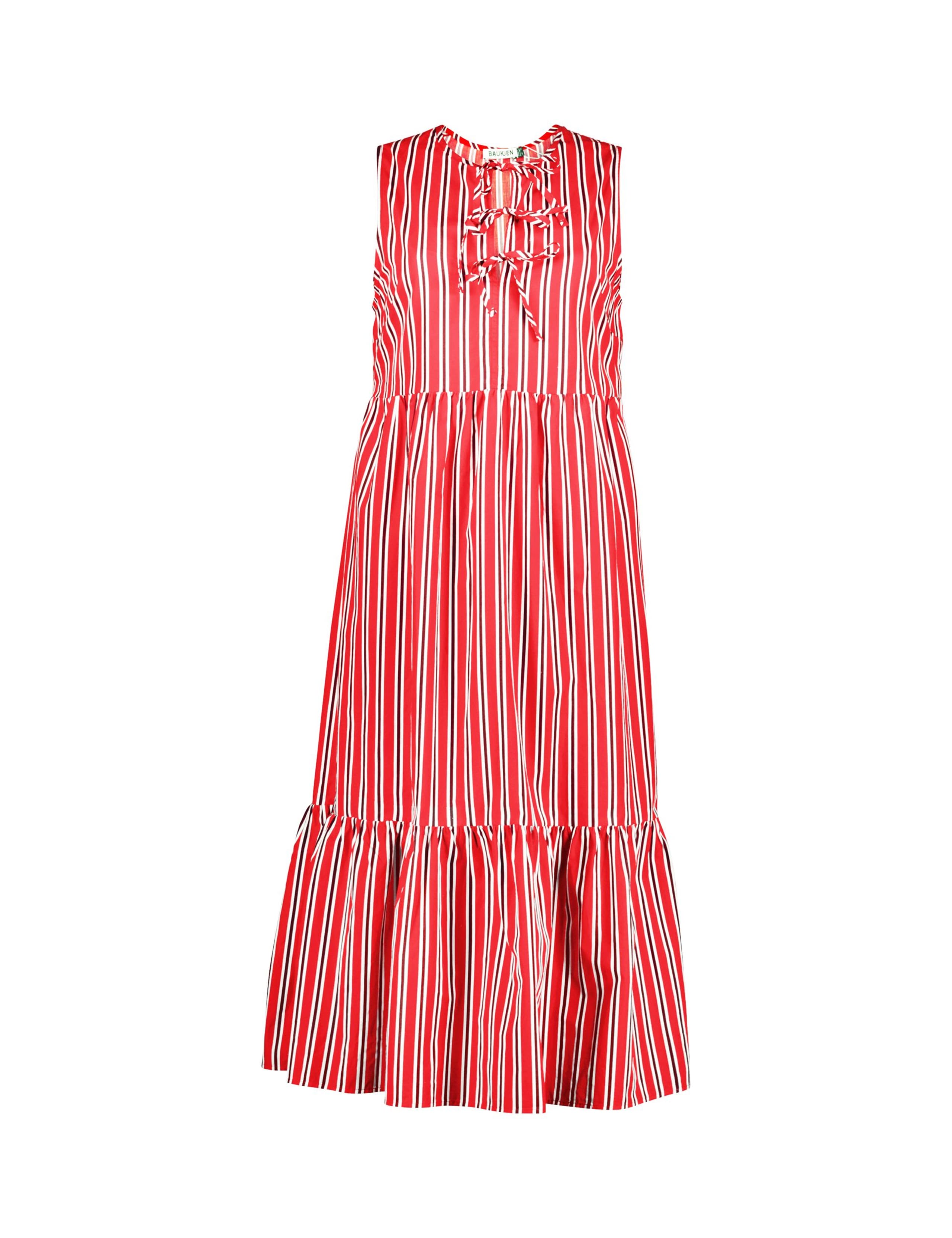 Pure Cotton Striped Midi Tiered Dress 2 of 5