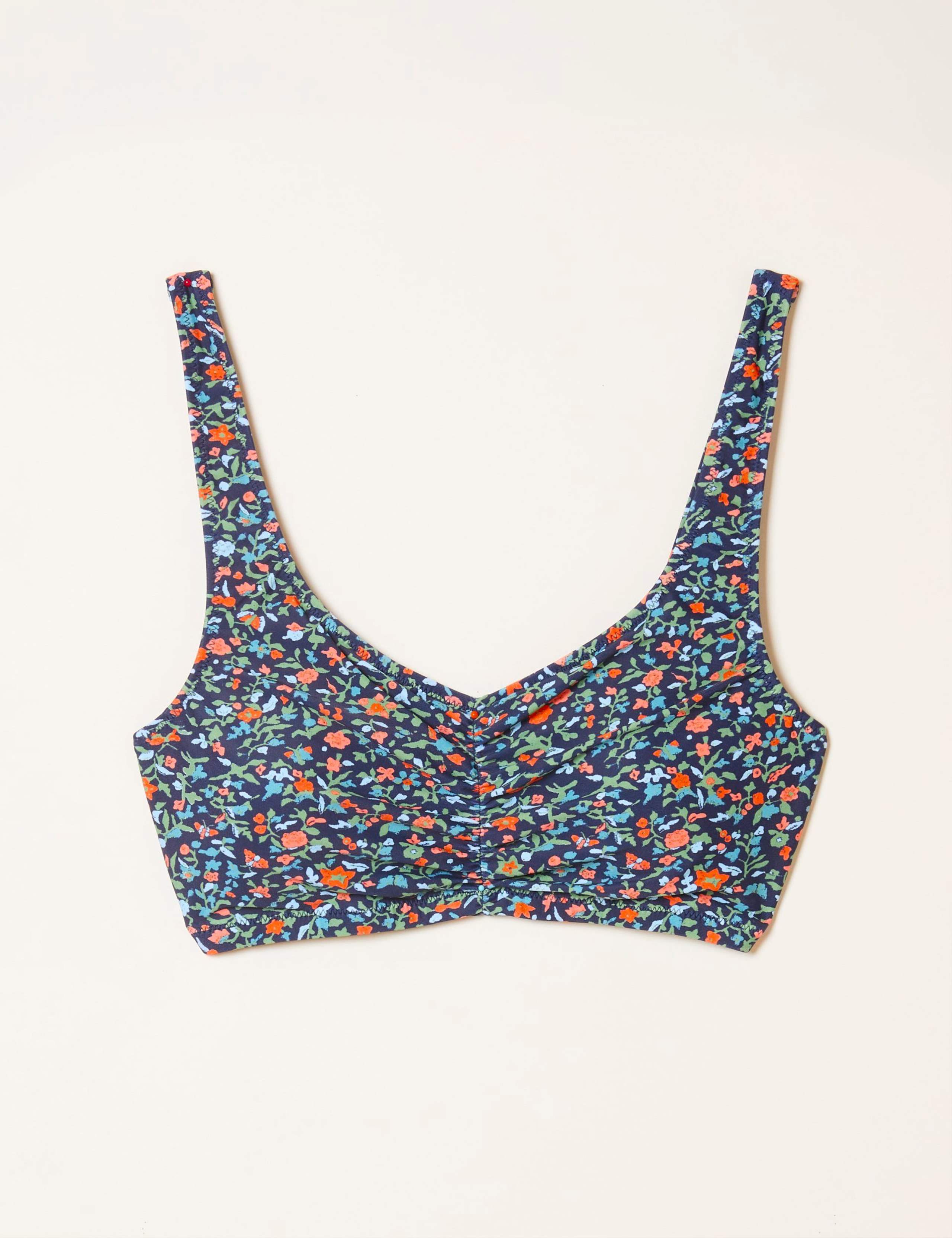 Floral Padded Square Neck Bikini Top 2 of 6