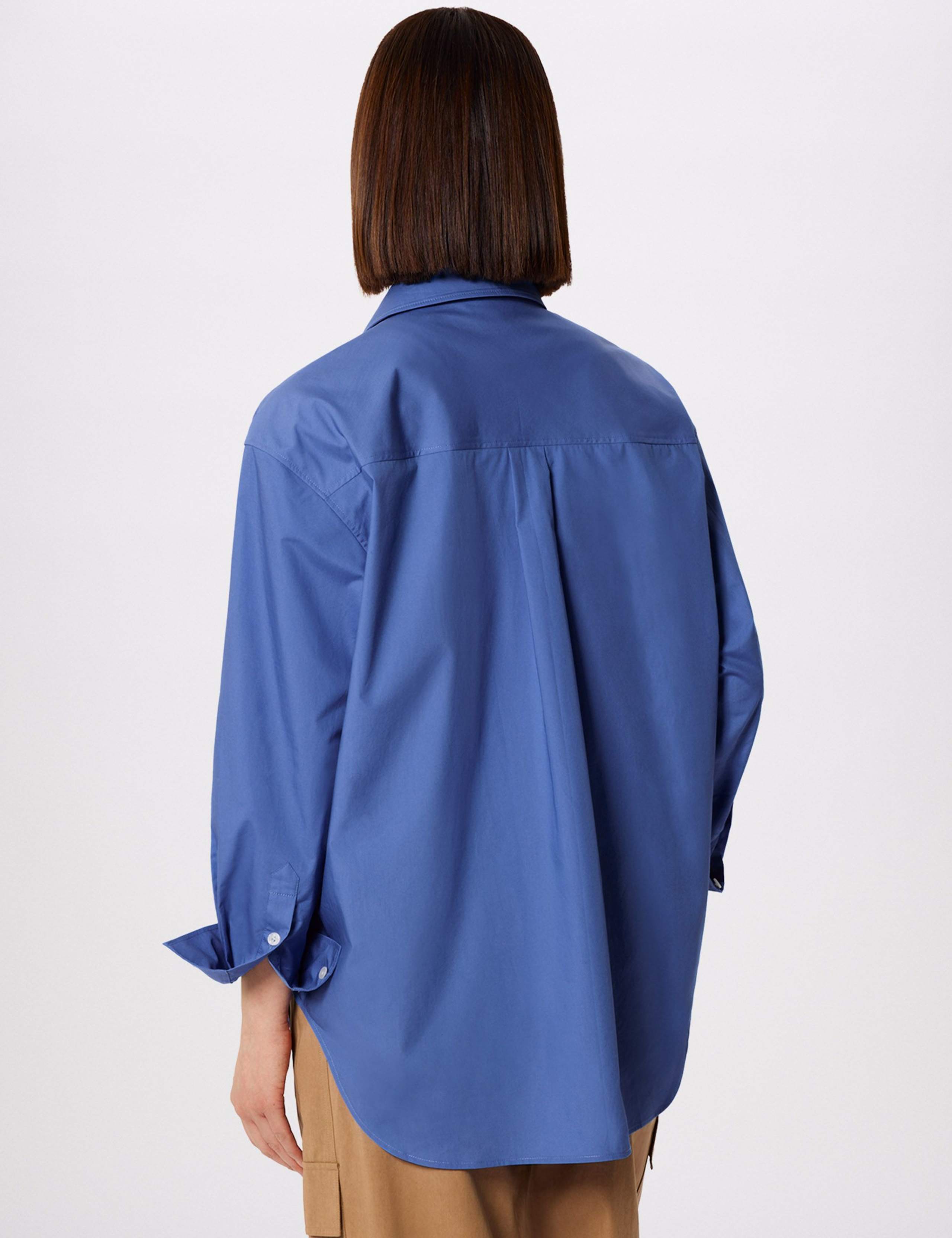 Pure Cotton Poplin Oversized Shirt 4 of 7
