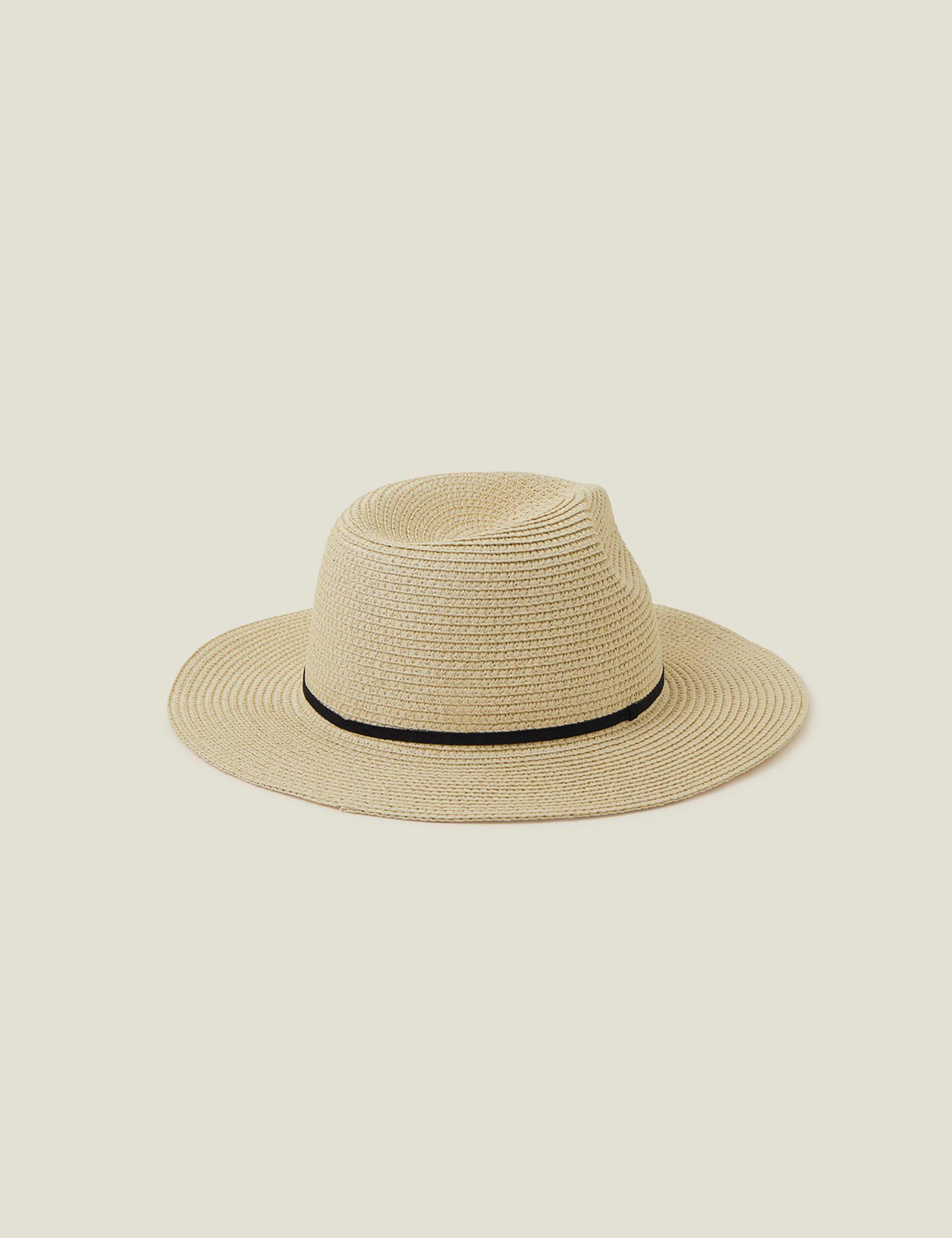 Woven Straw Packable Panama Hat 3 of 4